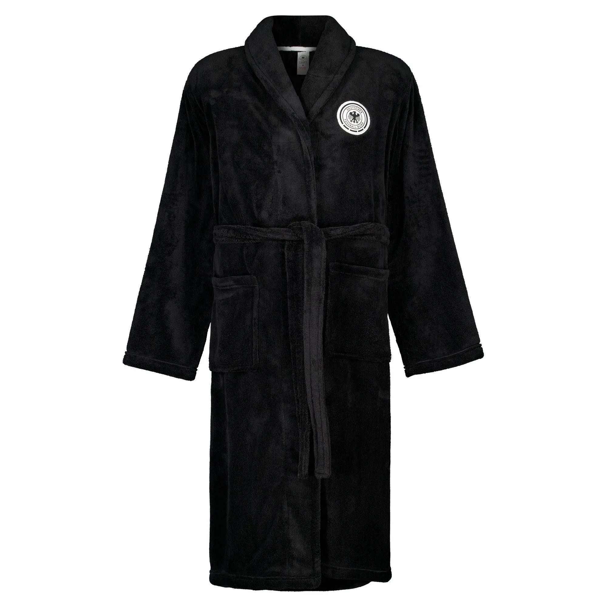 DFB Supersoft Dressing Gown - Black - Boys