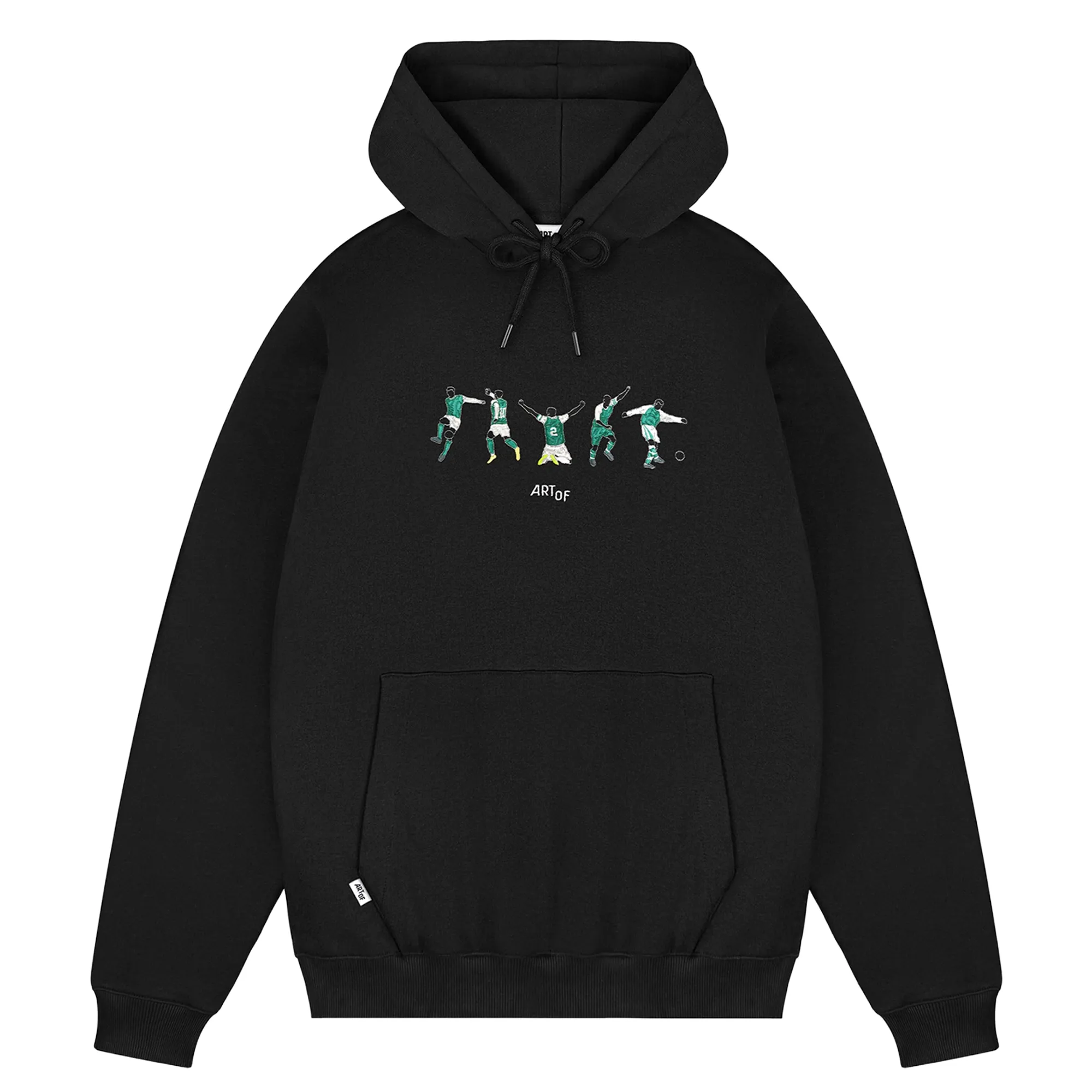 Hibernian x Art of Football Icons Hoodie - Black - Unisex