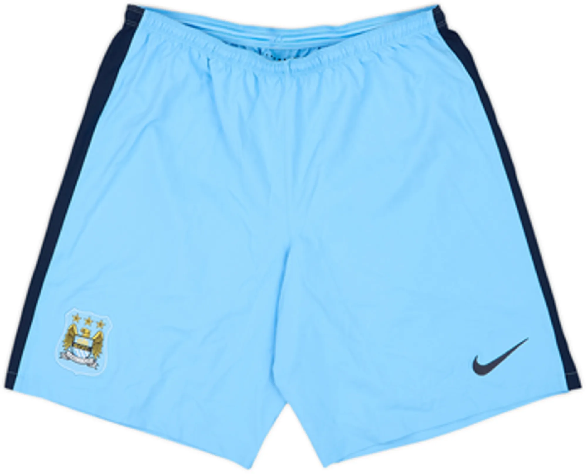 Nike Manchester City Mens Player Issue Home Shorts 2014/15