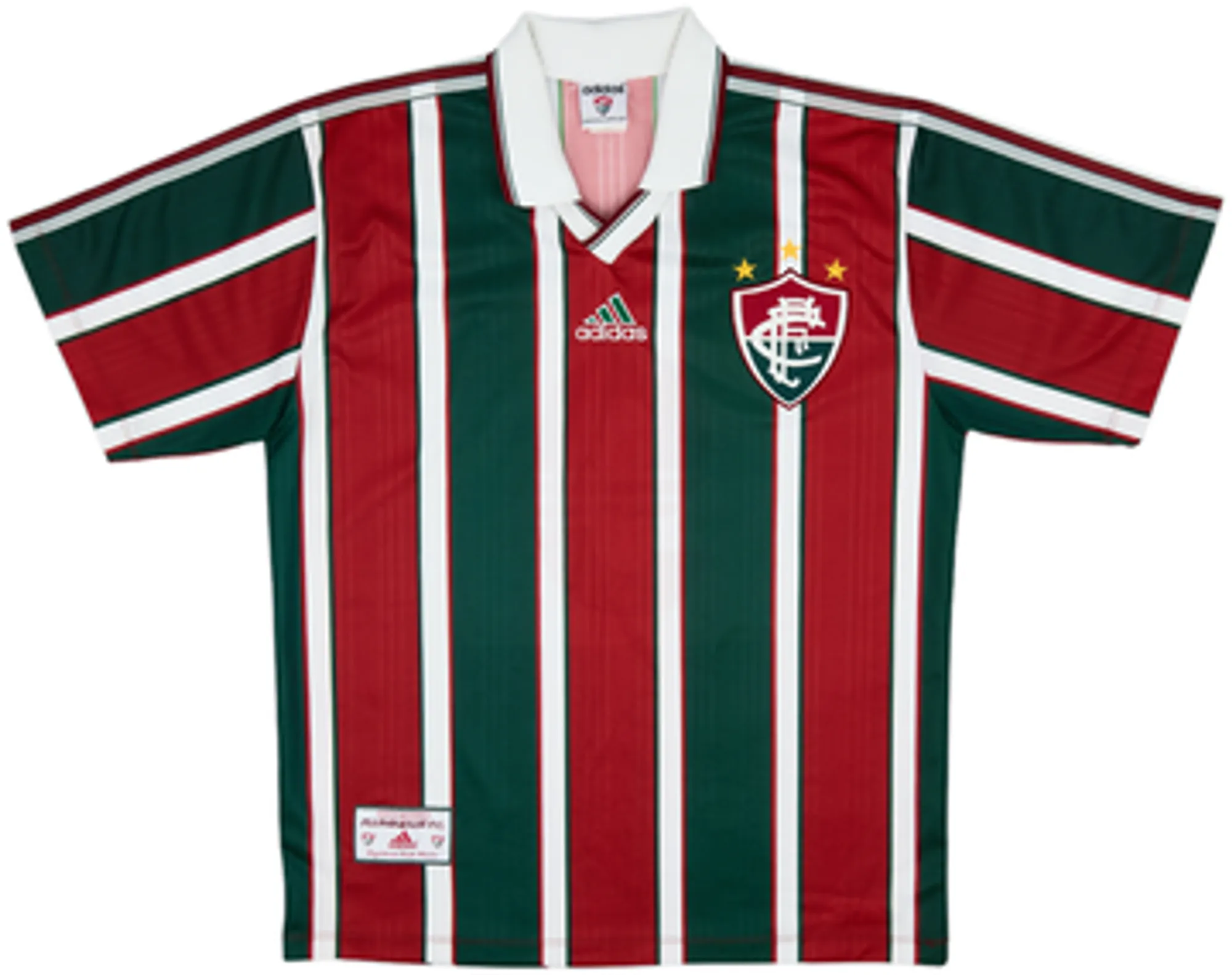adidas Fluminense Mens SS Home Shirt 1998/00