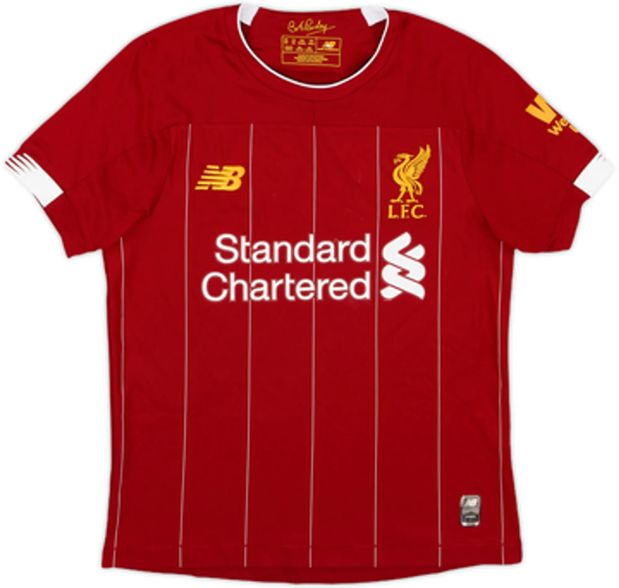 NewBalance Liverpool Boys SS Home Shirt 2019/20