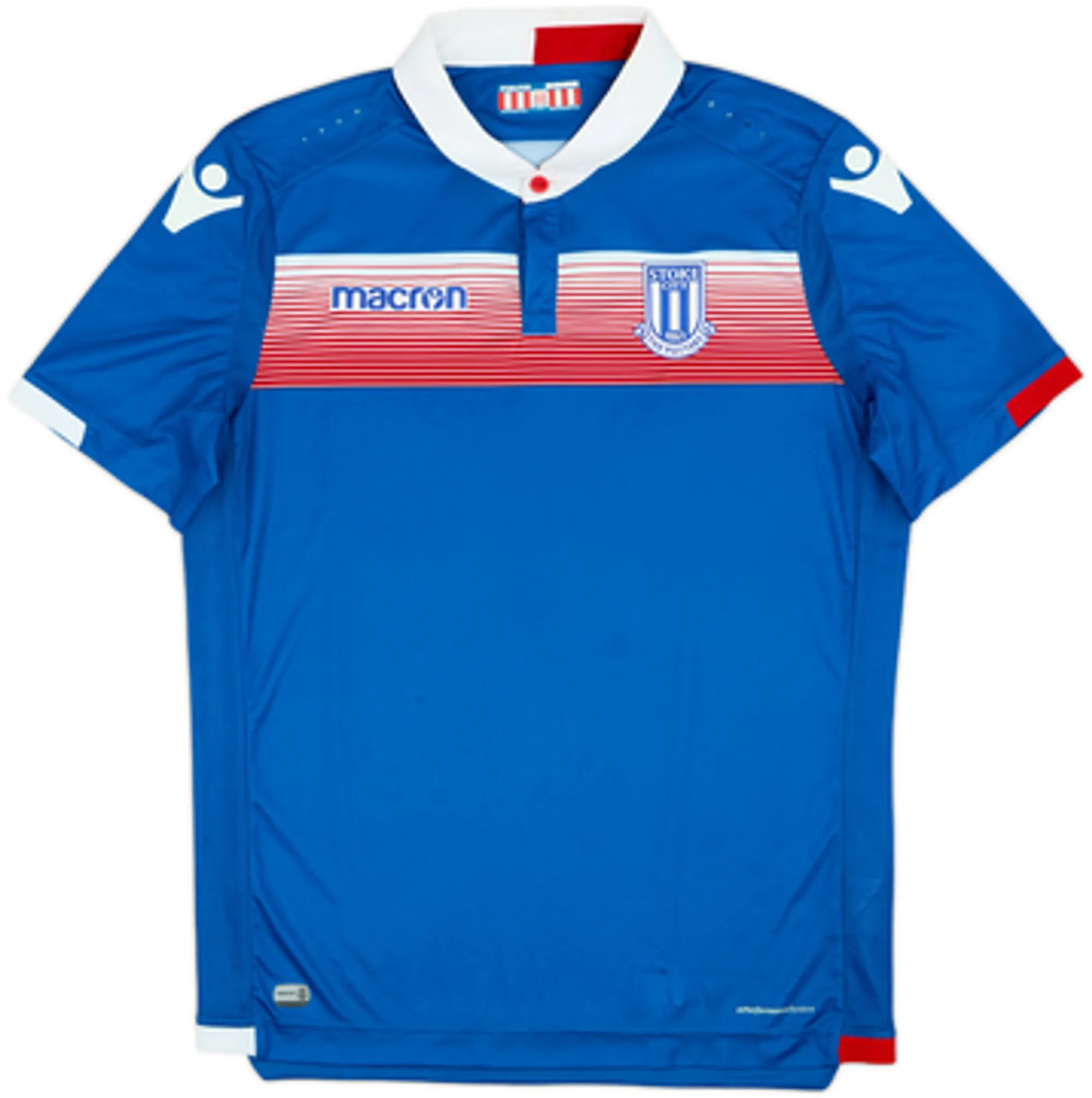 Macron Stoke City Mens SS Away Shirt 2017/18