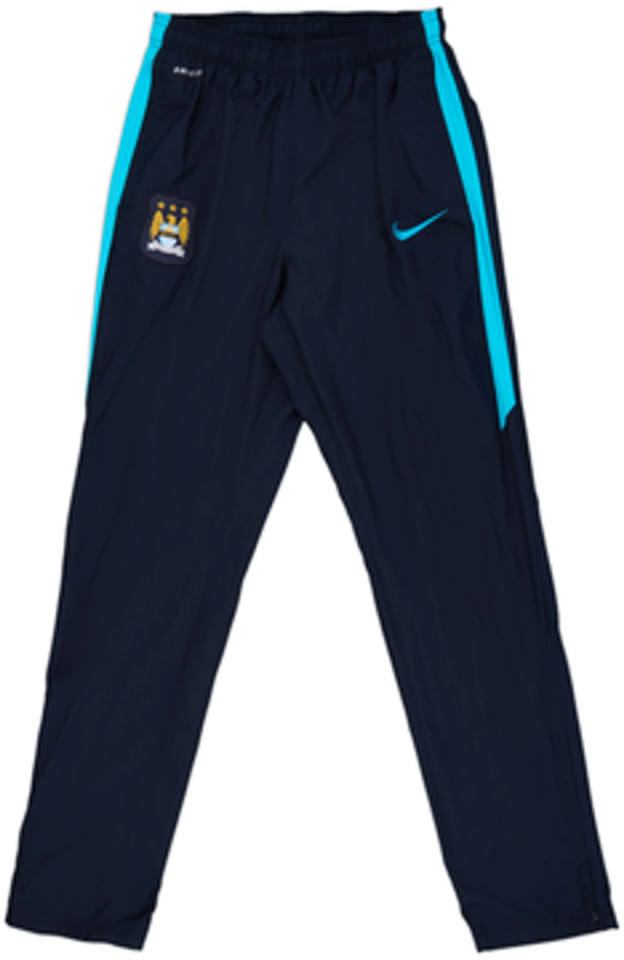 2015-16 Manchester City Nike Track Pants/Bottoms - 9/10 - (L)