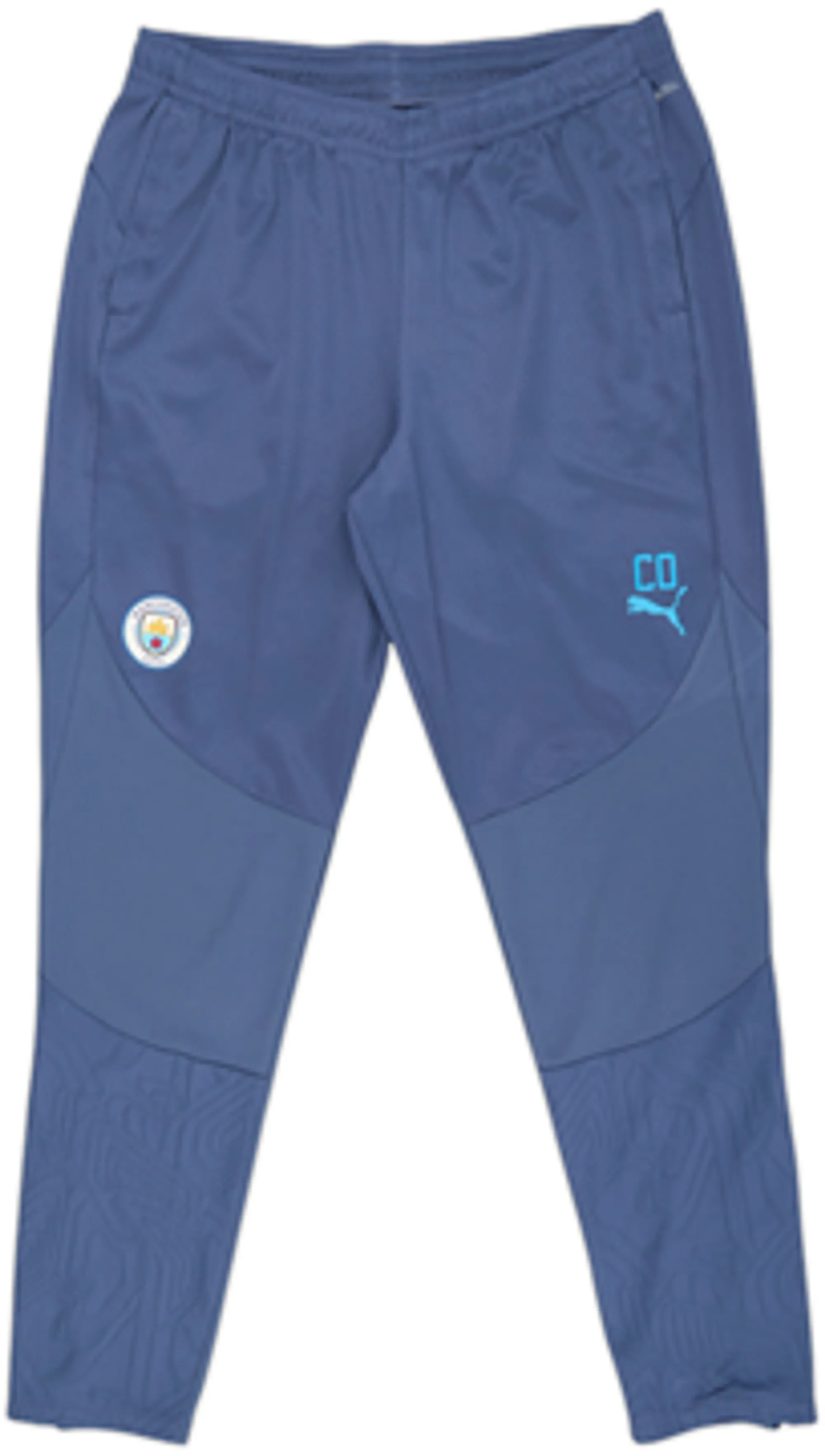 2024-25 Manchester City Staff Issue Puma Track Pants/Bottoms 'CD' - 10/10 - (L)
