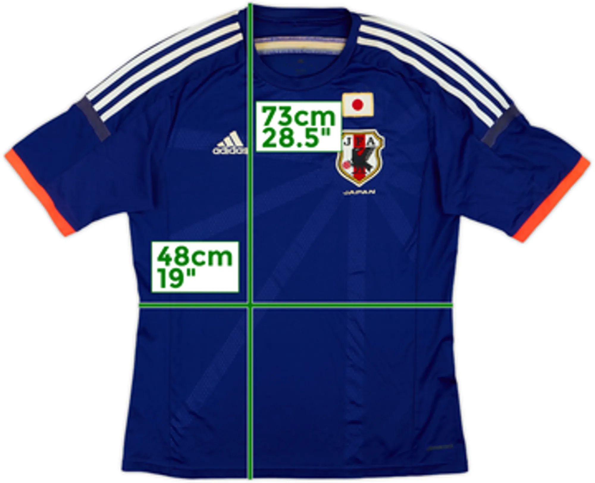 adidas Japan Mens SS Home Shirt 2013
