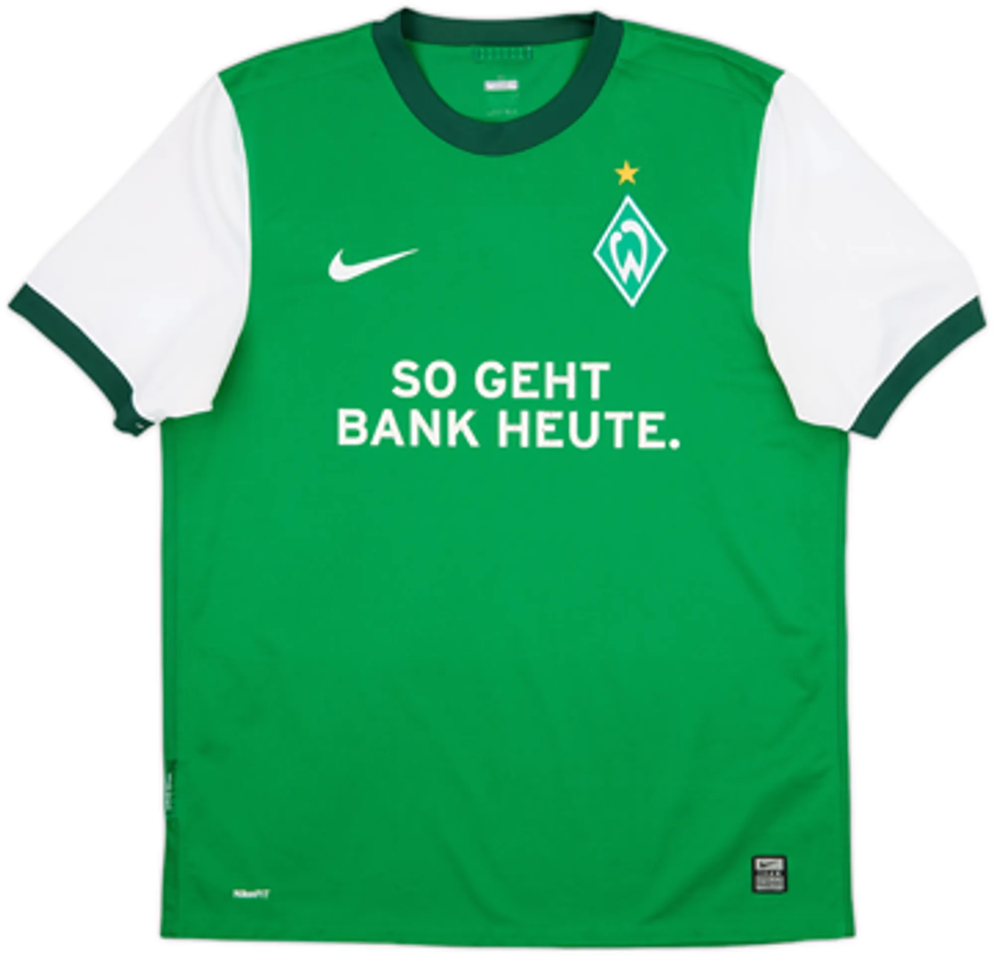 Nike Werder Bremen Mens SS Home Shirt 2009/10