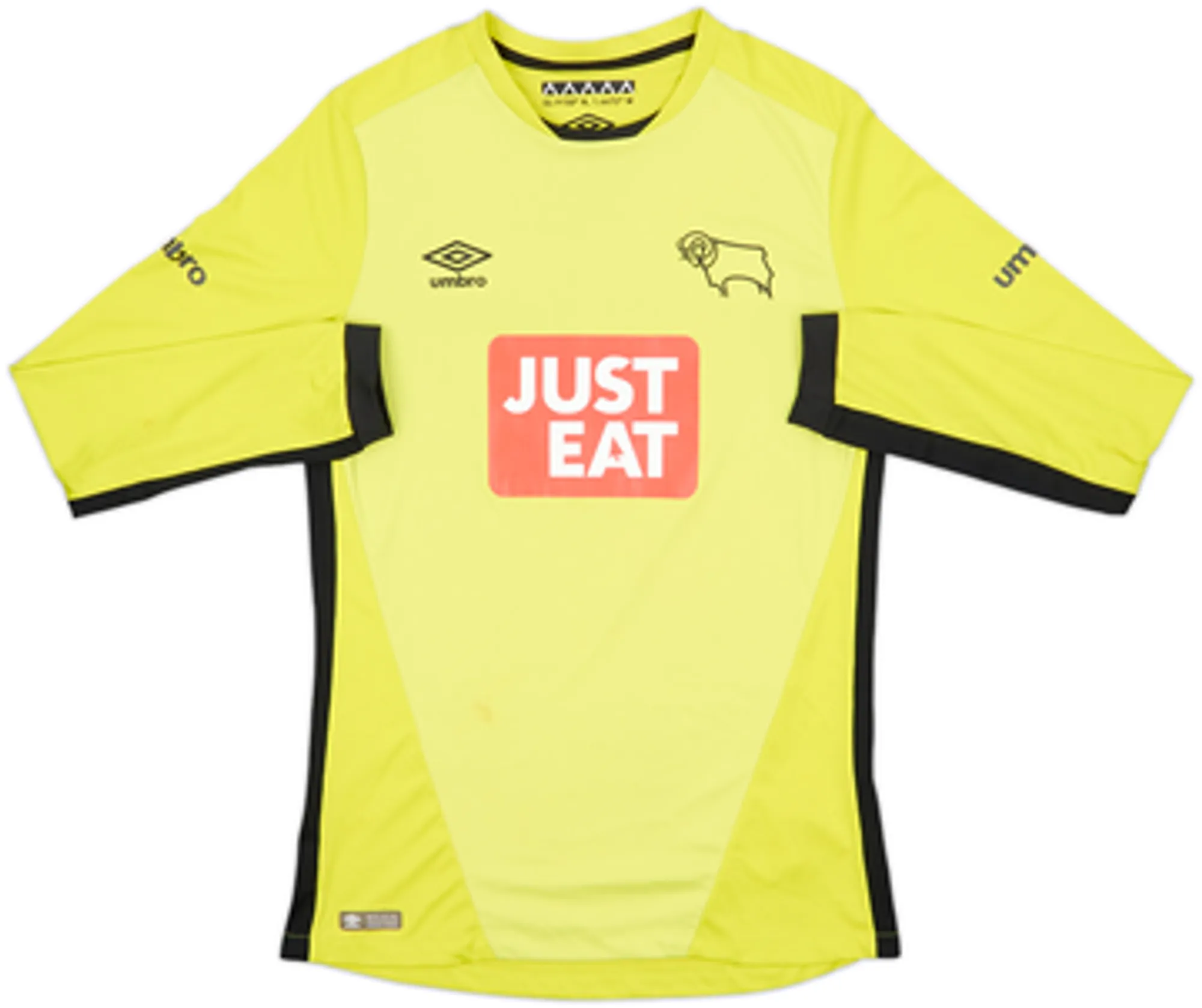 Umbro Derby County Mens LS Goalkeeper Home Shirt 2016/17