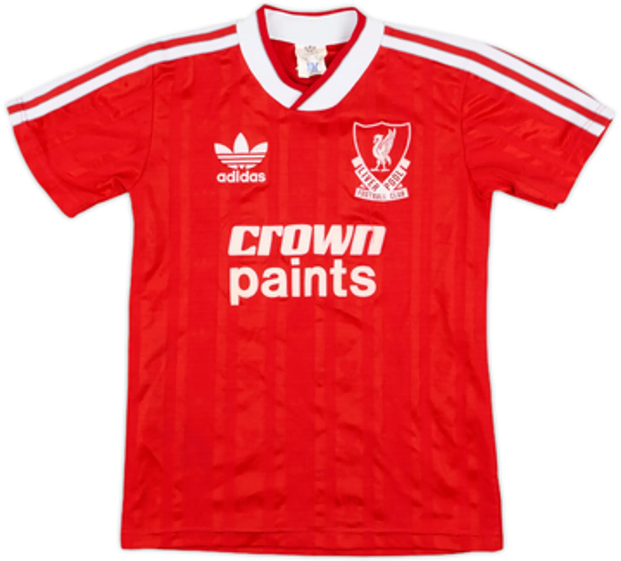 adidas Liverpool Boys SS Home Shirt 1987/88