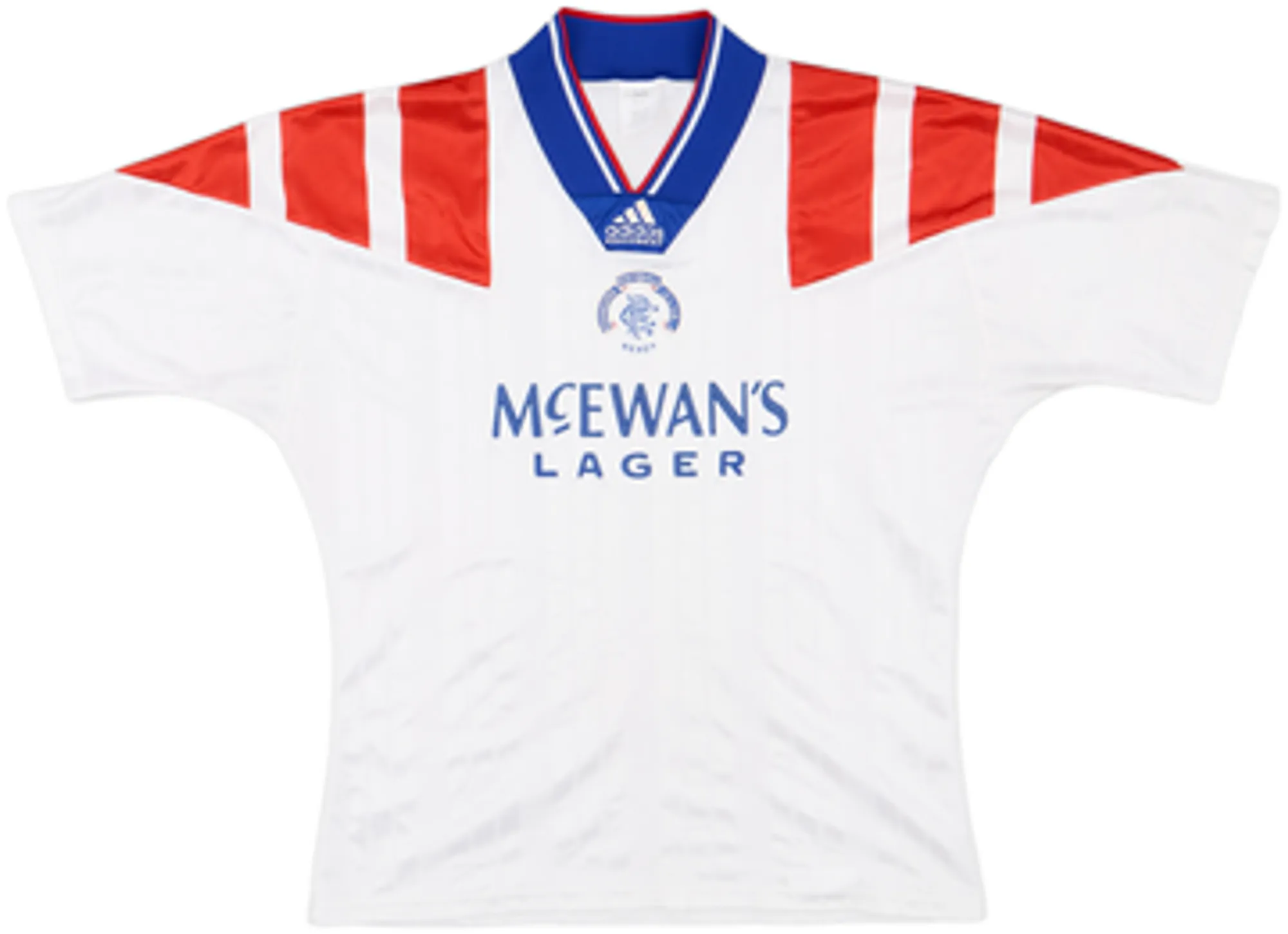adidas Rangers Mens SS Away Shirt 1992/93