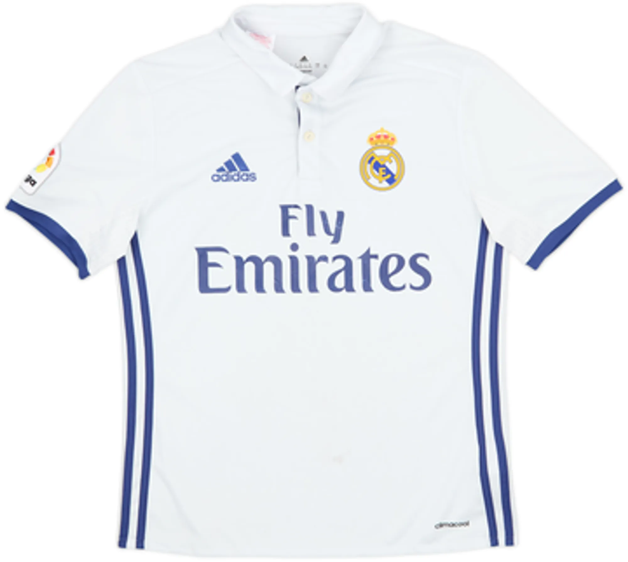 adidas Real Madrid Boys SS Home Shirt 2016/17