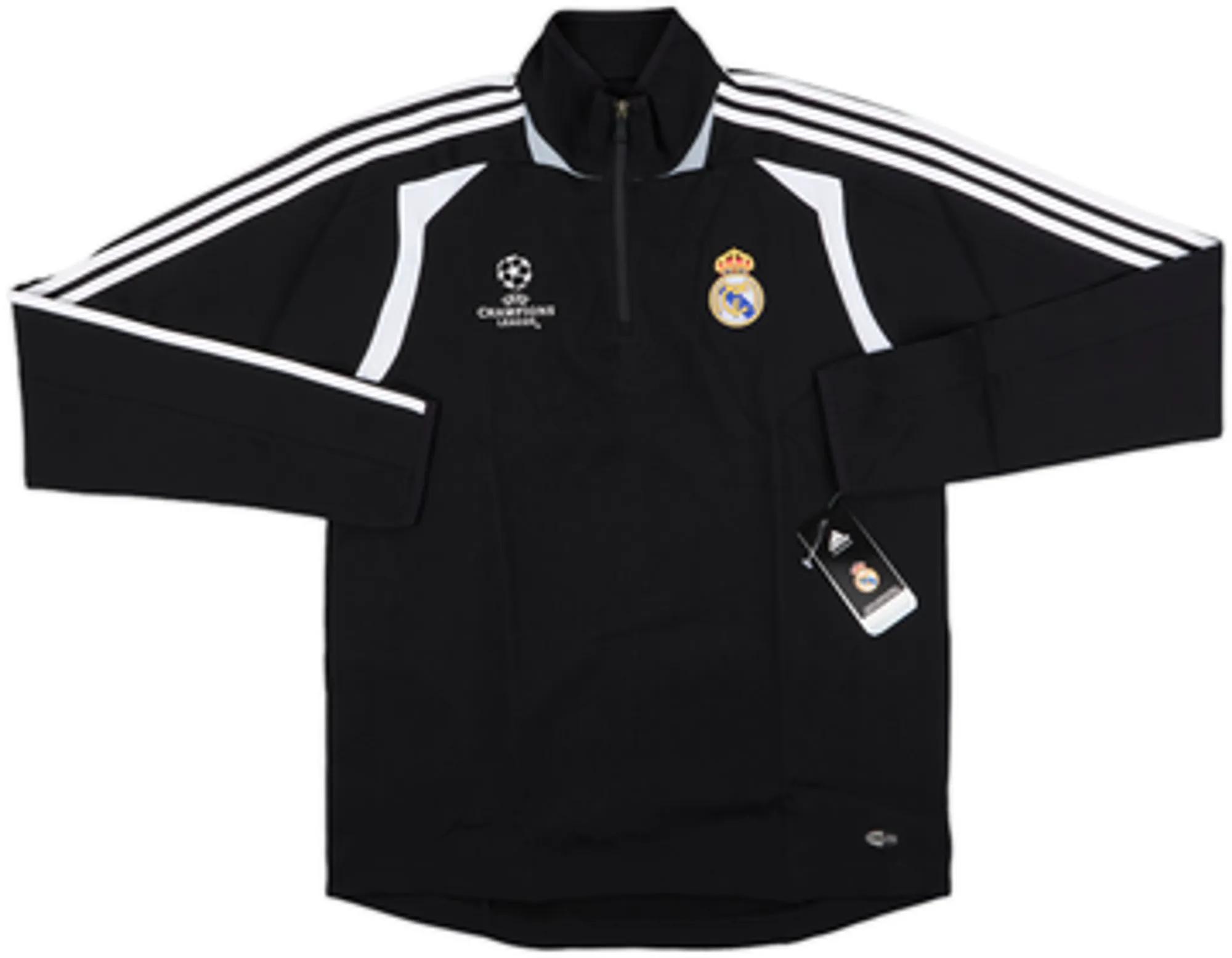 2008-09 Real Madrid adidas CL 1/4 Zip Drill Top (M/L)