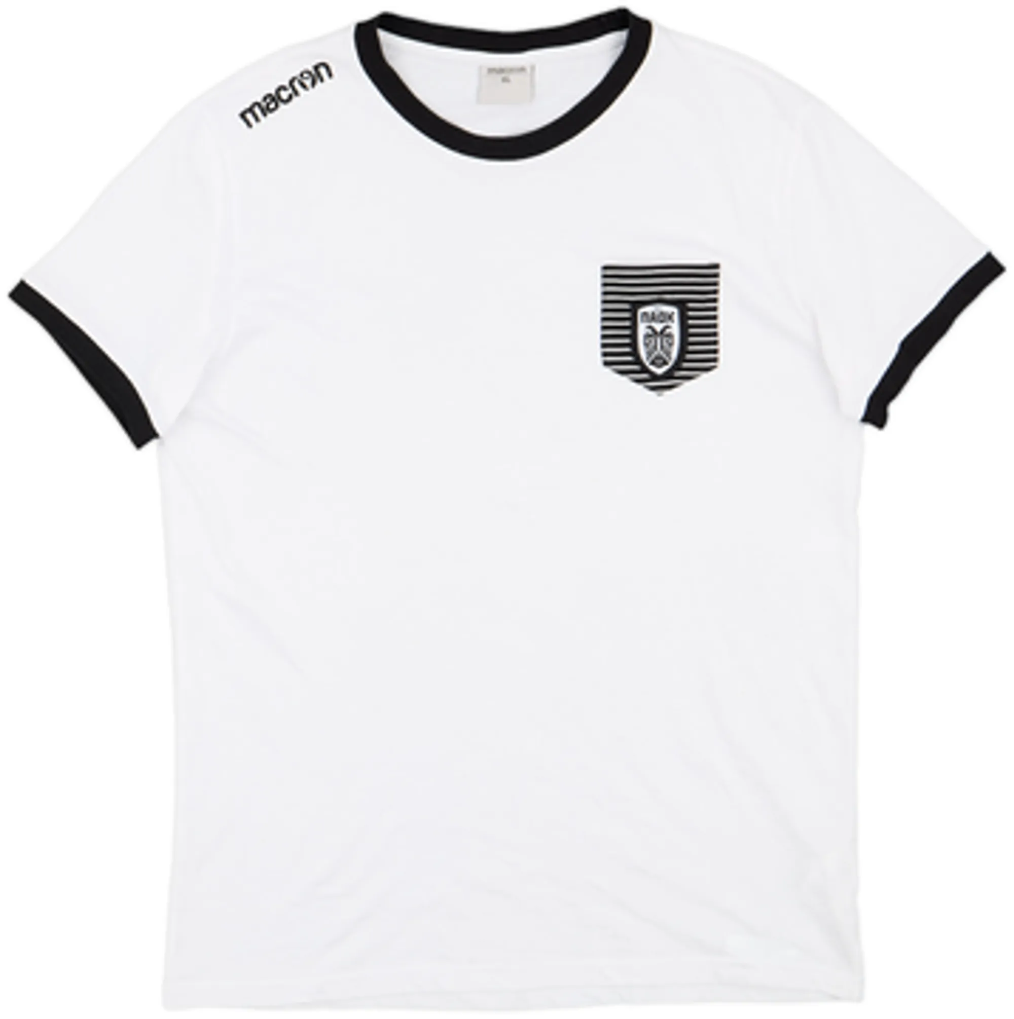 Macron PAOK Mens SS Home Shirt 2015/16