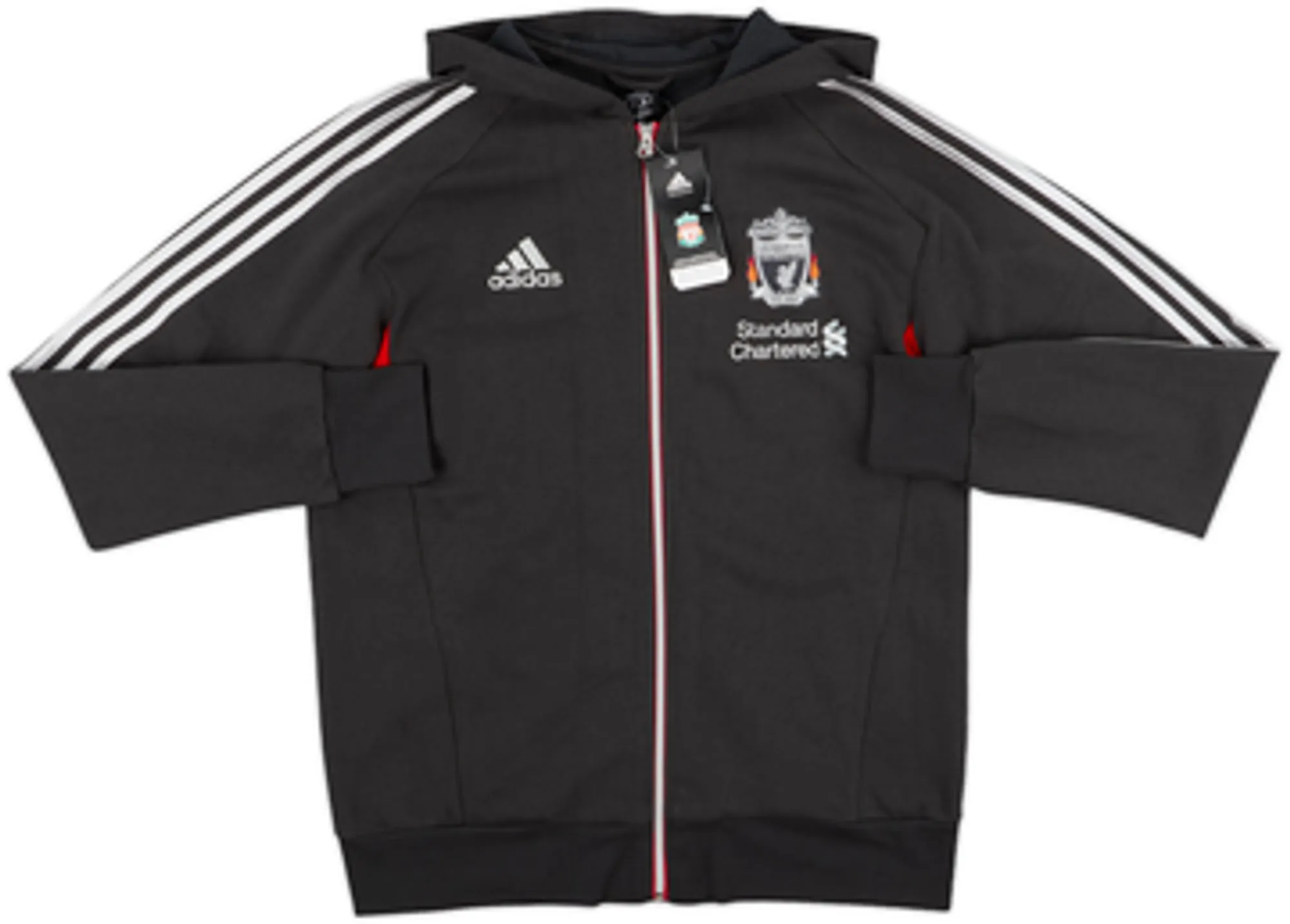 2011-12 Liverpool adidas Hooded Track Jacket (L/XL)
