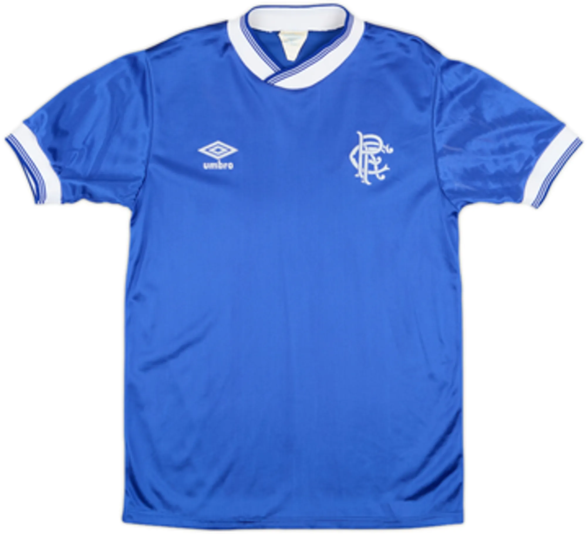Umbro Rangers Mens SS Home Shirt 1985/87