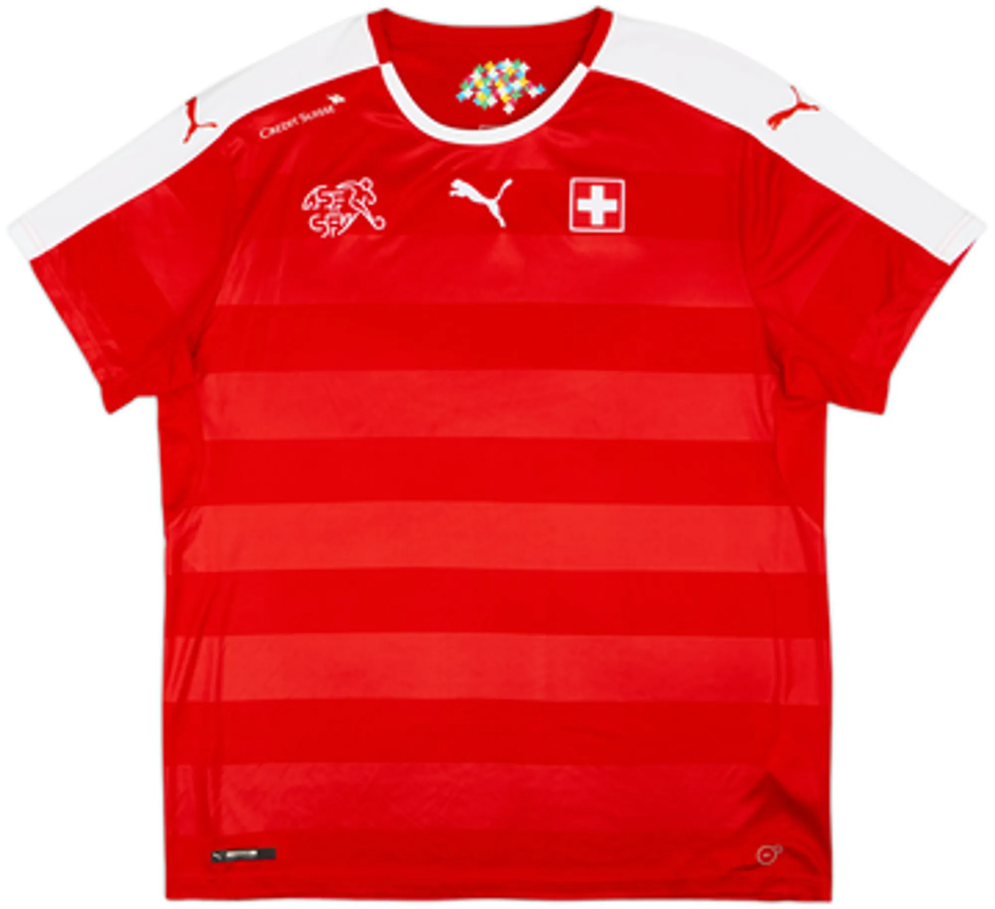 Puma Switzerland Mens SS Home Shirt 2016