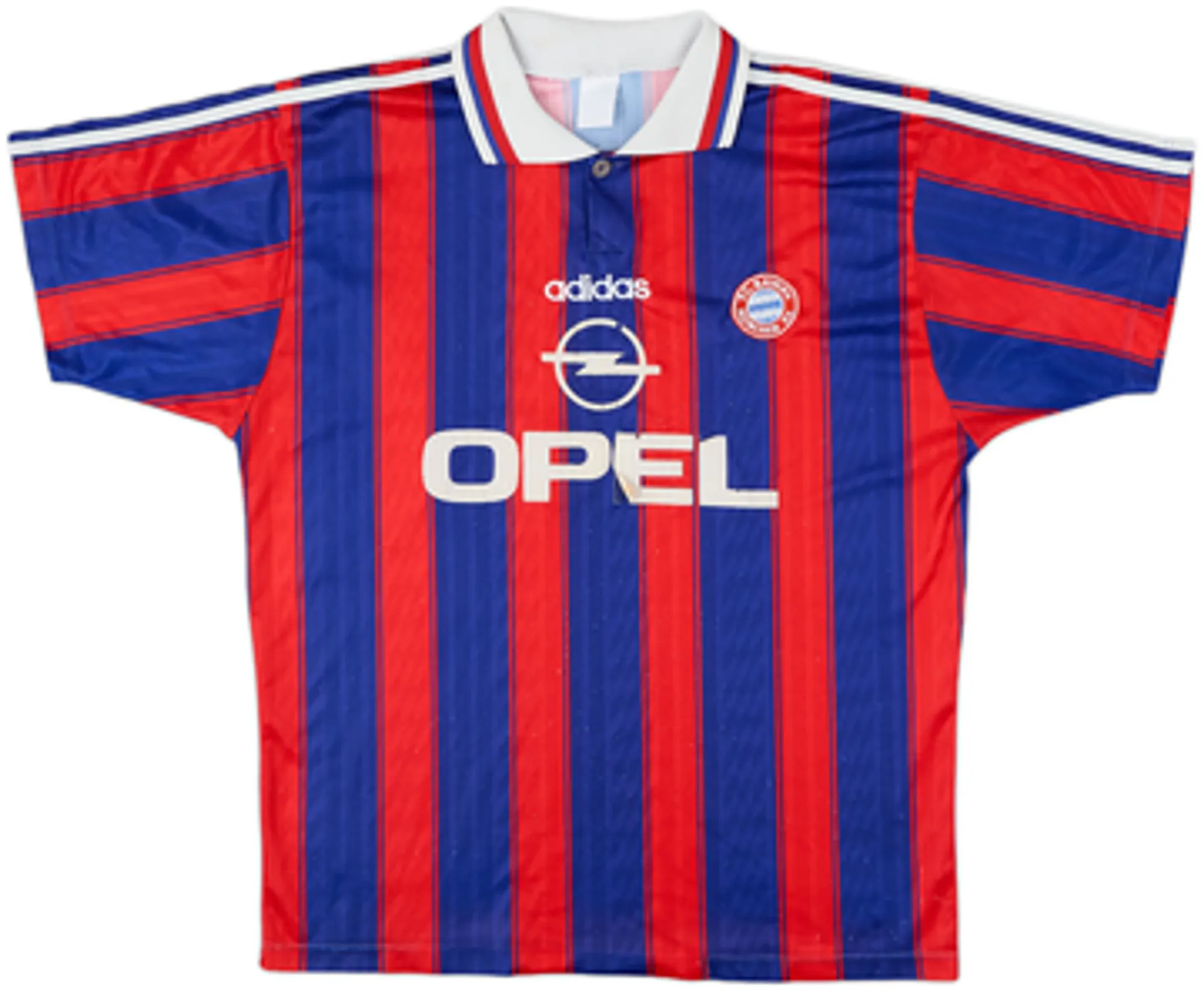 adidas Bayern Munich Mens SS Home Shirt 1995/97