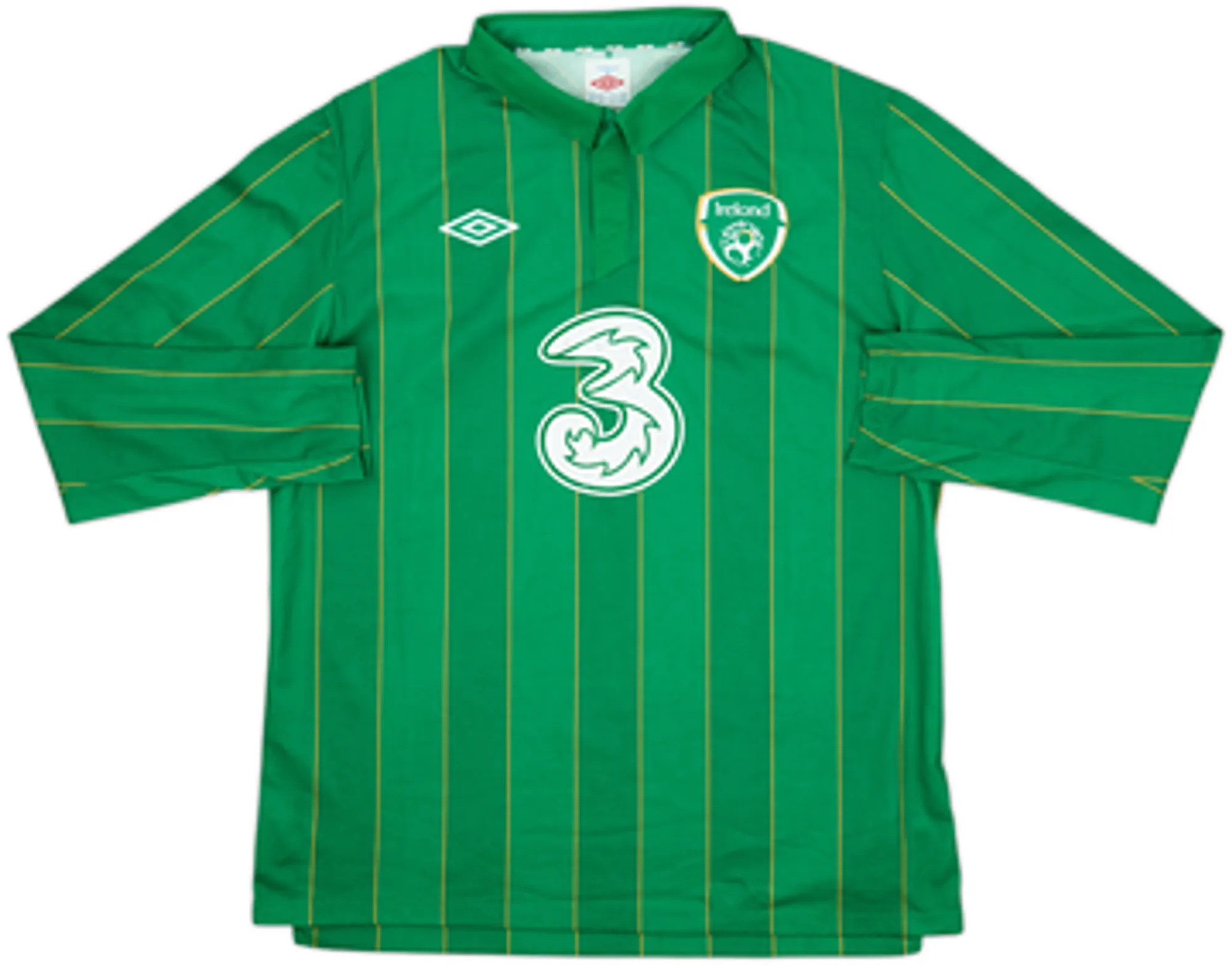 Umbro Republic of Ireland Mens LS Home Shirt 2011