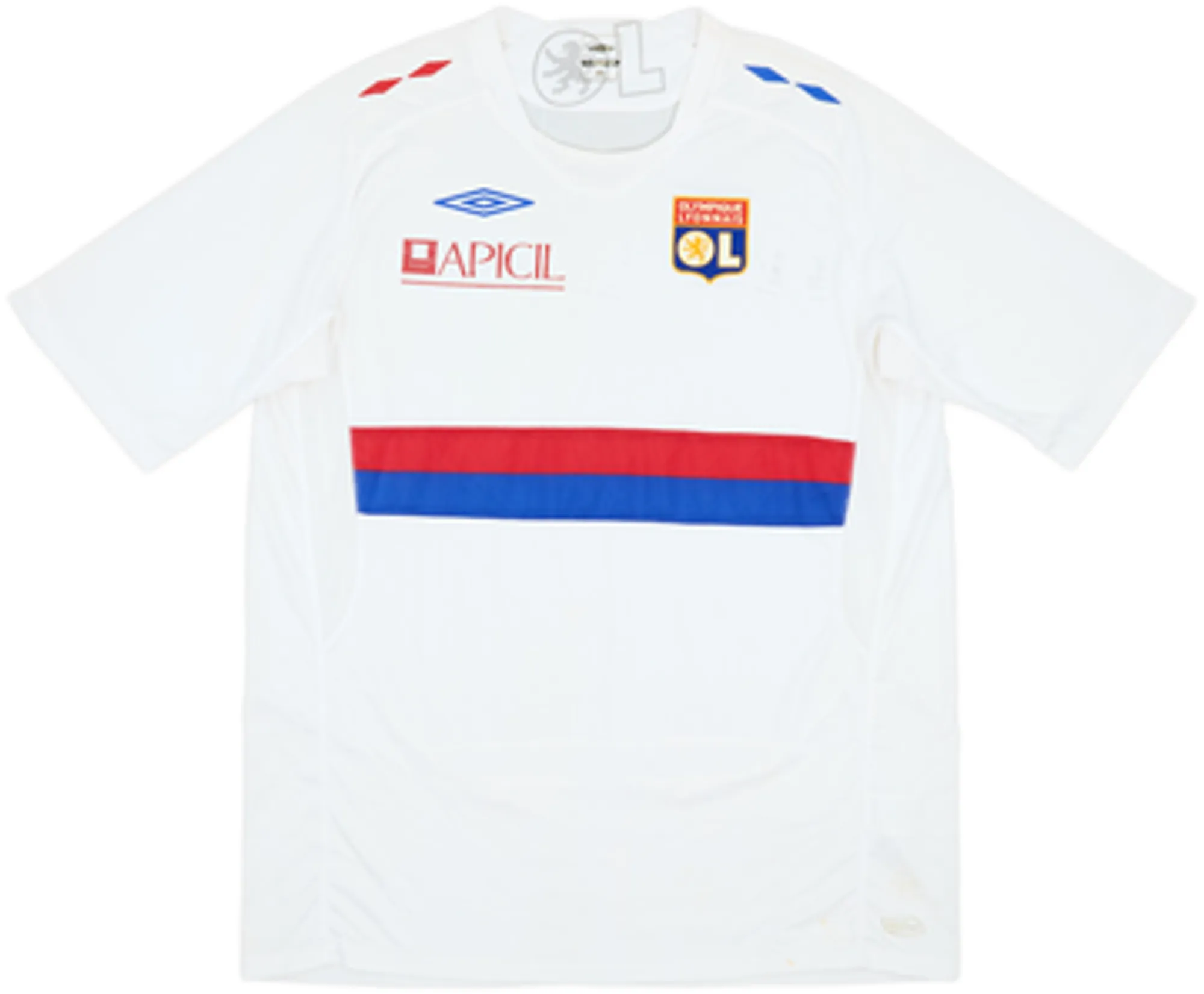 Umbro Lyon Mens SS Home Shirt 2009/10