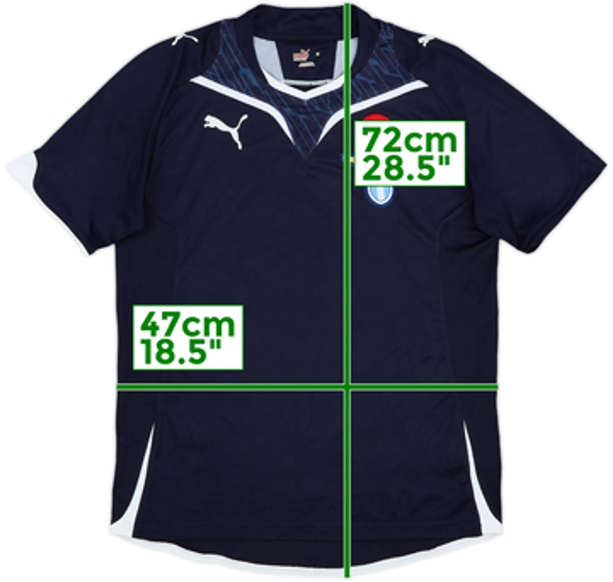 Puma Lazio Mens SS Away Shirt 2009/10