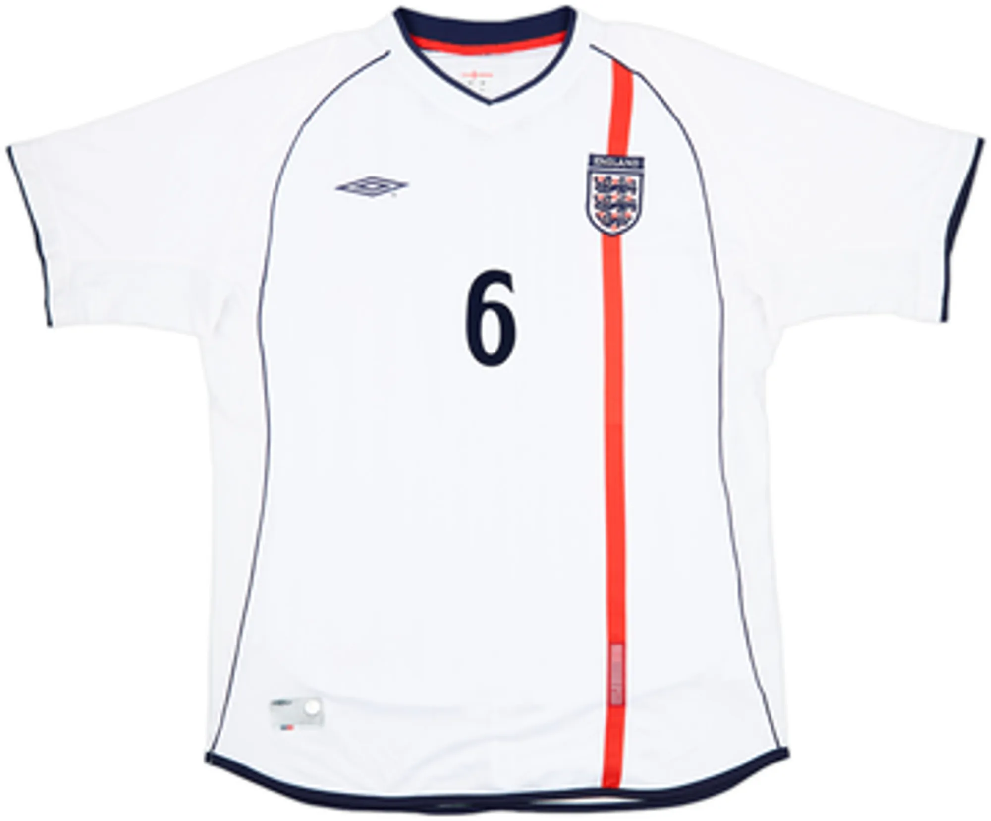 Umbro England Mens SS Home Shirt 2001