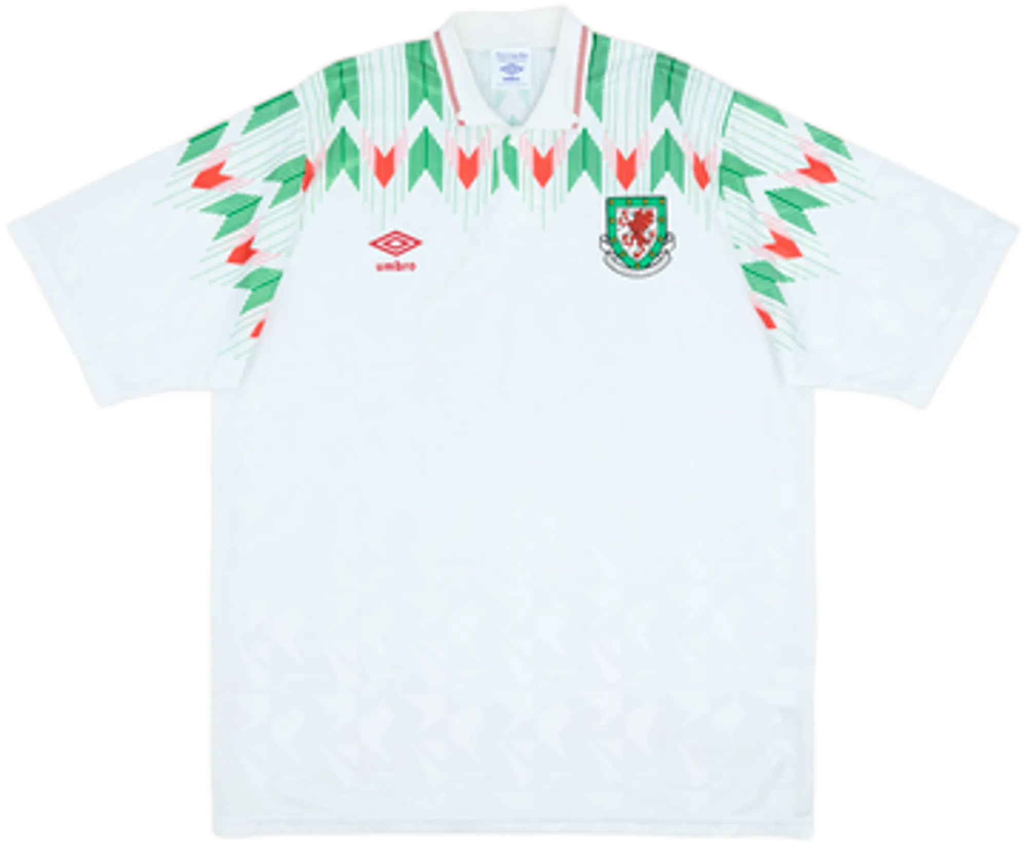 Umbro Wales Mens SS Away Shirt 1990