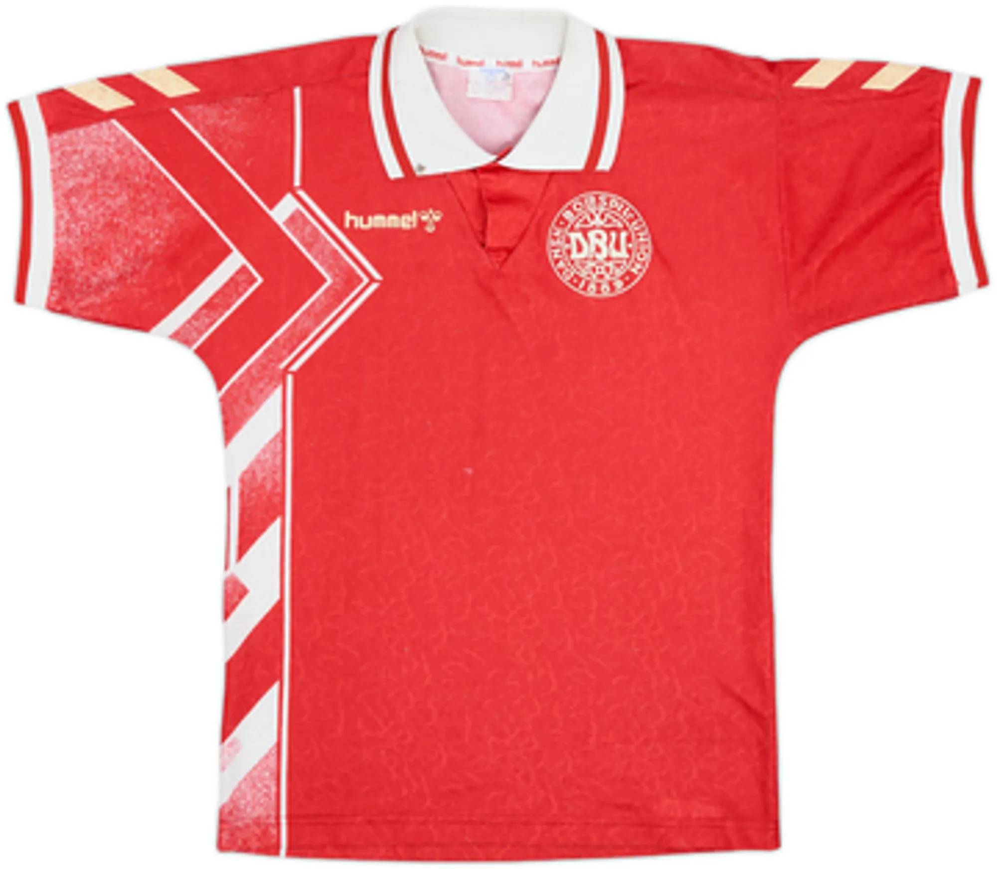 Hummel Denmark Mens SS Home Shirt 1994