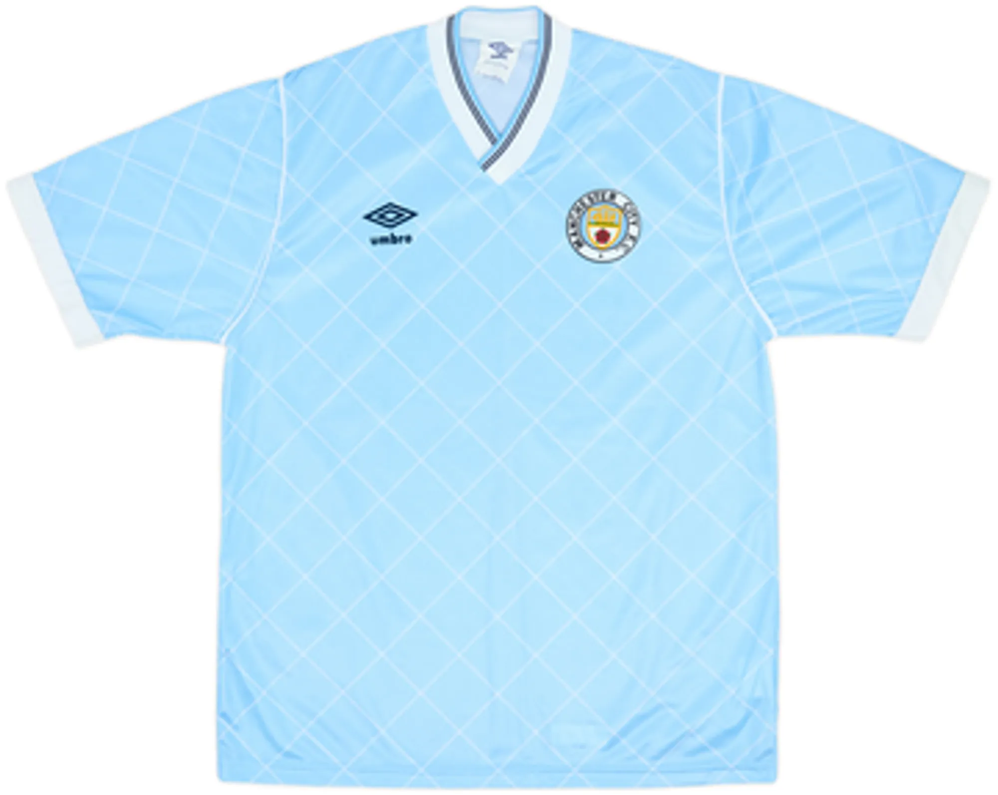 Umbro Manchester City Mens SS Home Shirt 1987/89