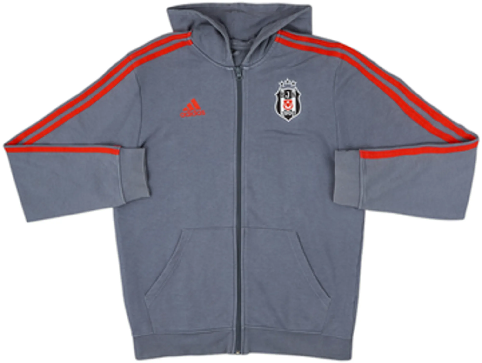 2021-22 Besiktas adidas Hooded Sweat Top - 9/10 - (M)