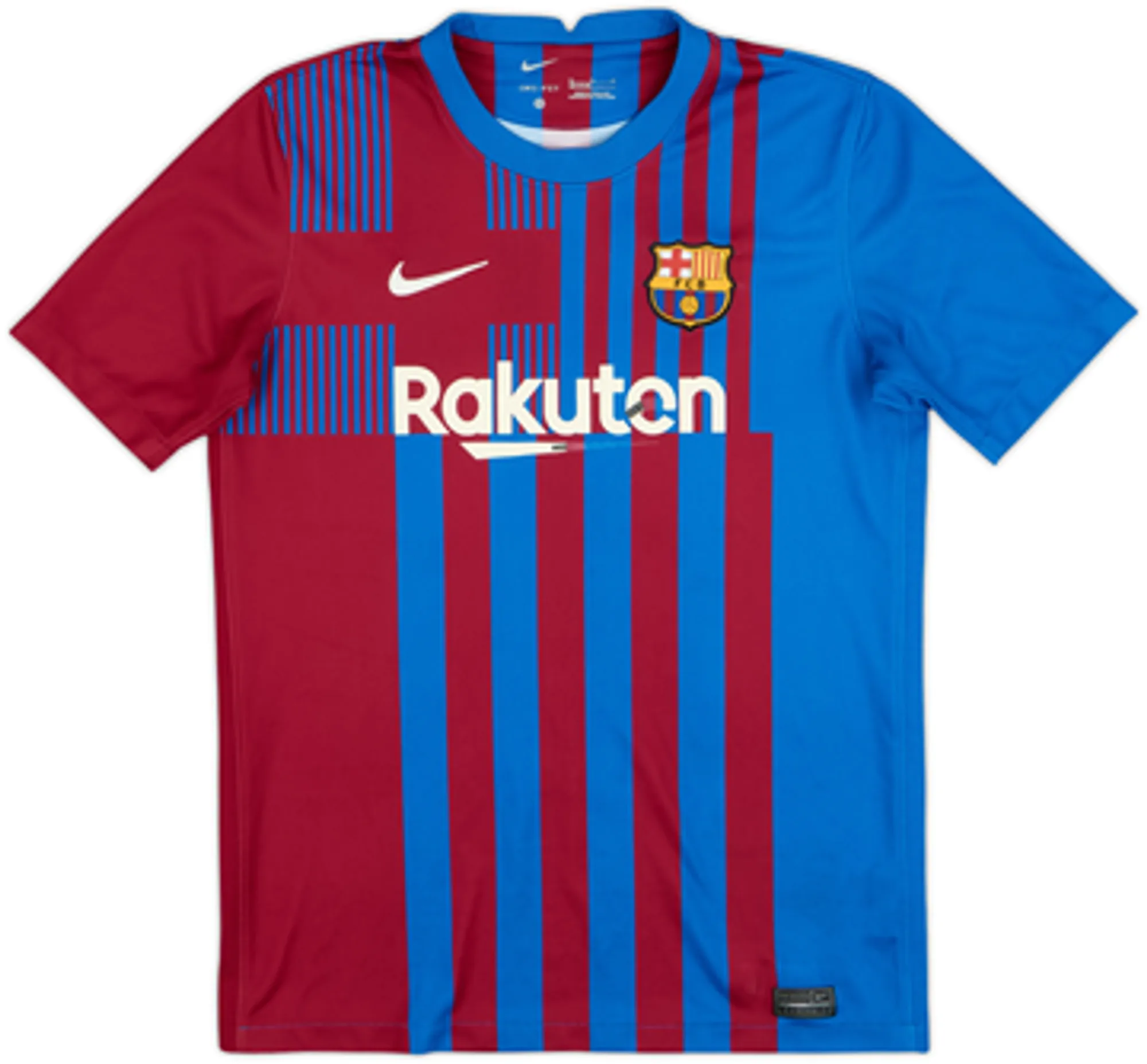 Nike Barcelona Boys SS Home Shirt 2021/22