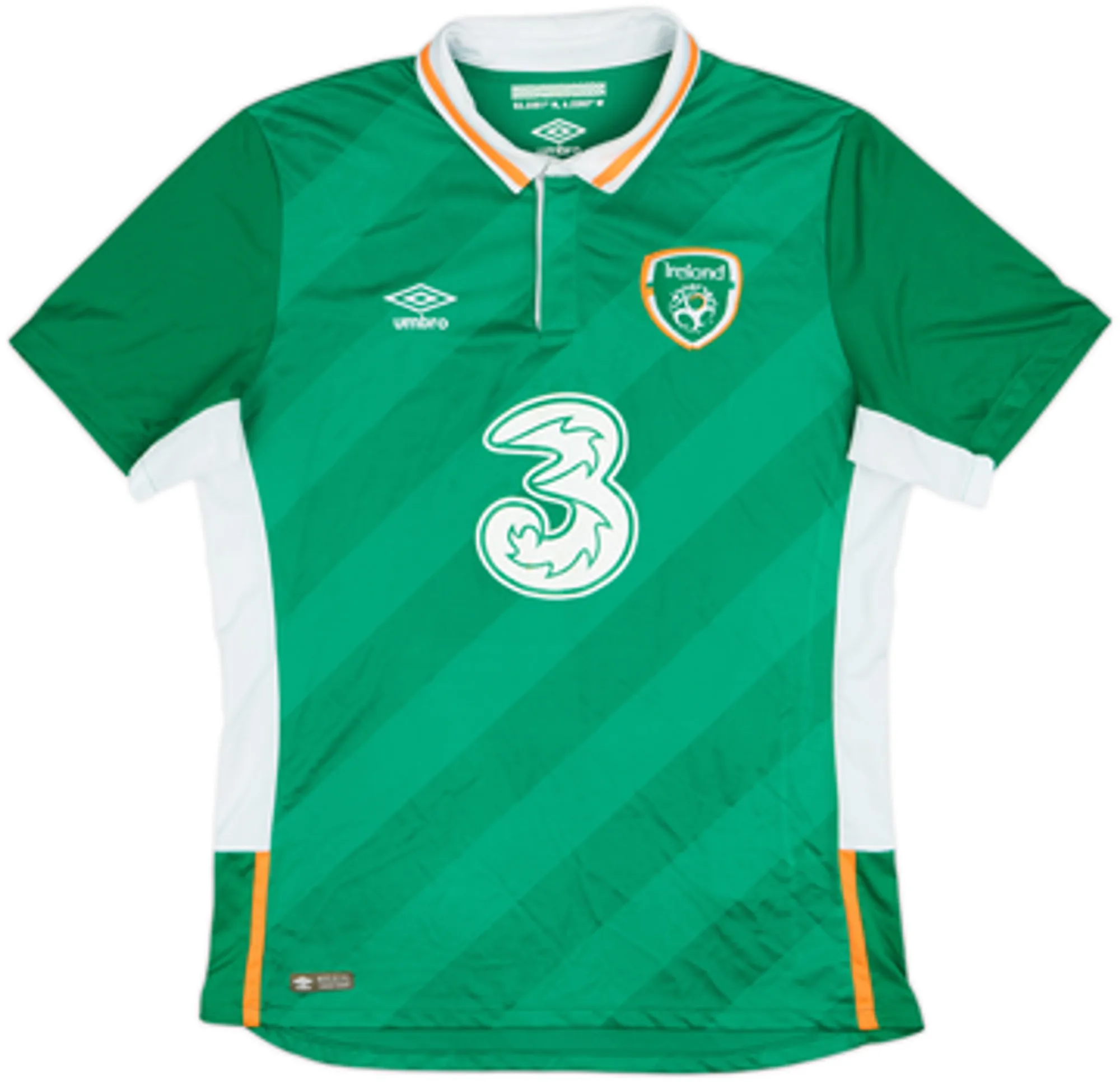 Umbro Republic of Ireland Mens SS Home Shirt 2016