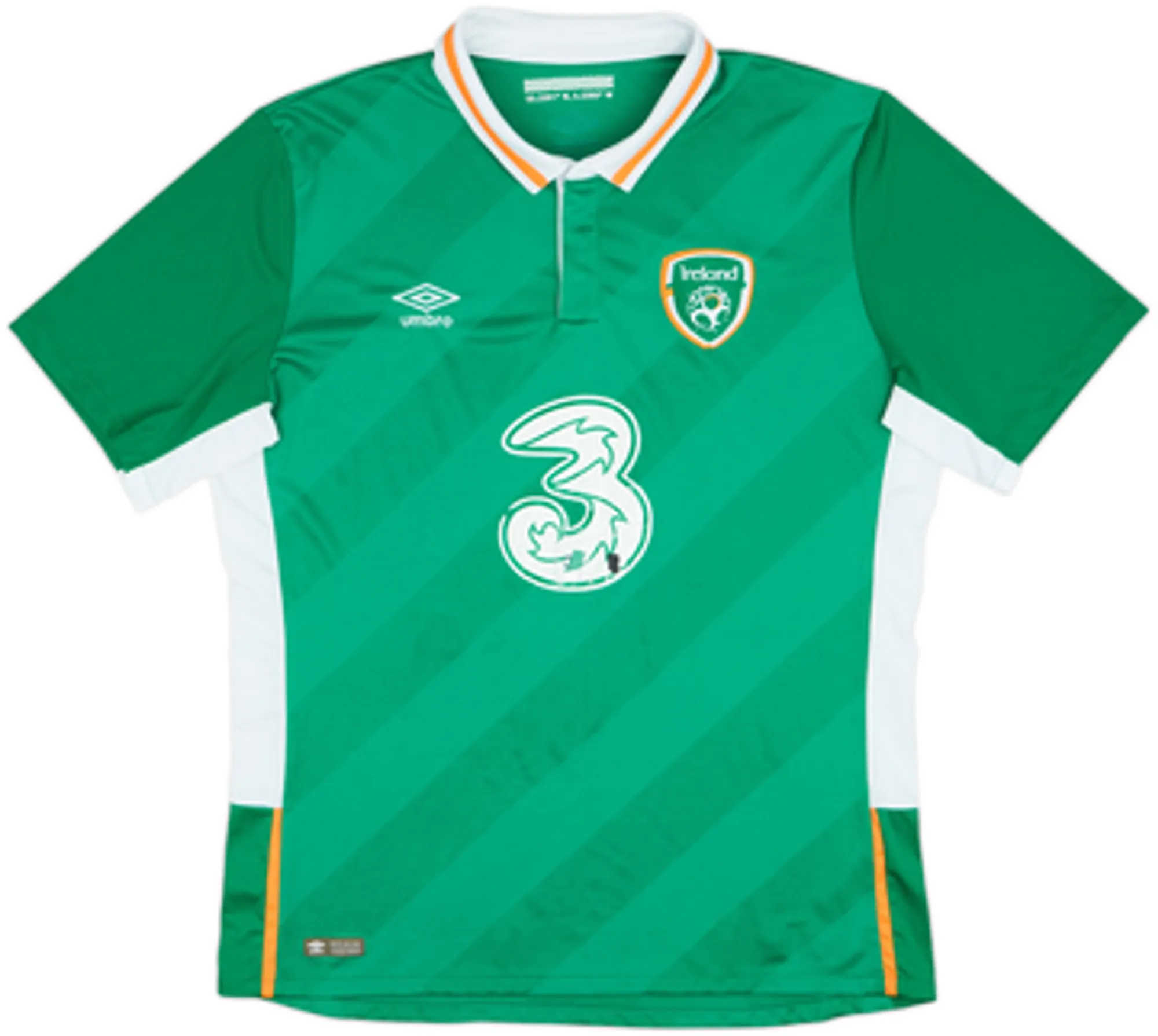 Umbro Republic of Ireland Mens SS Home Shirt 2016
