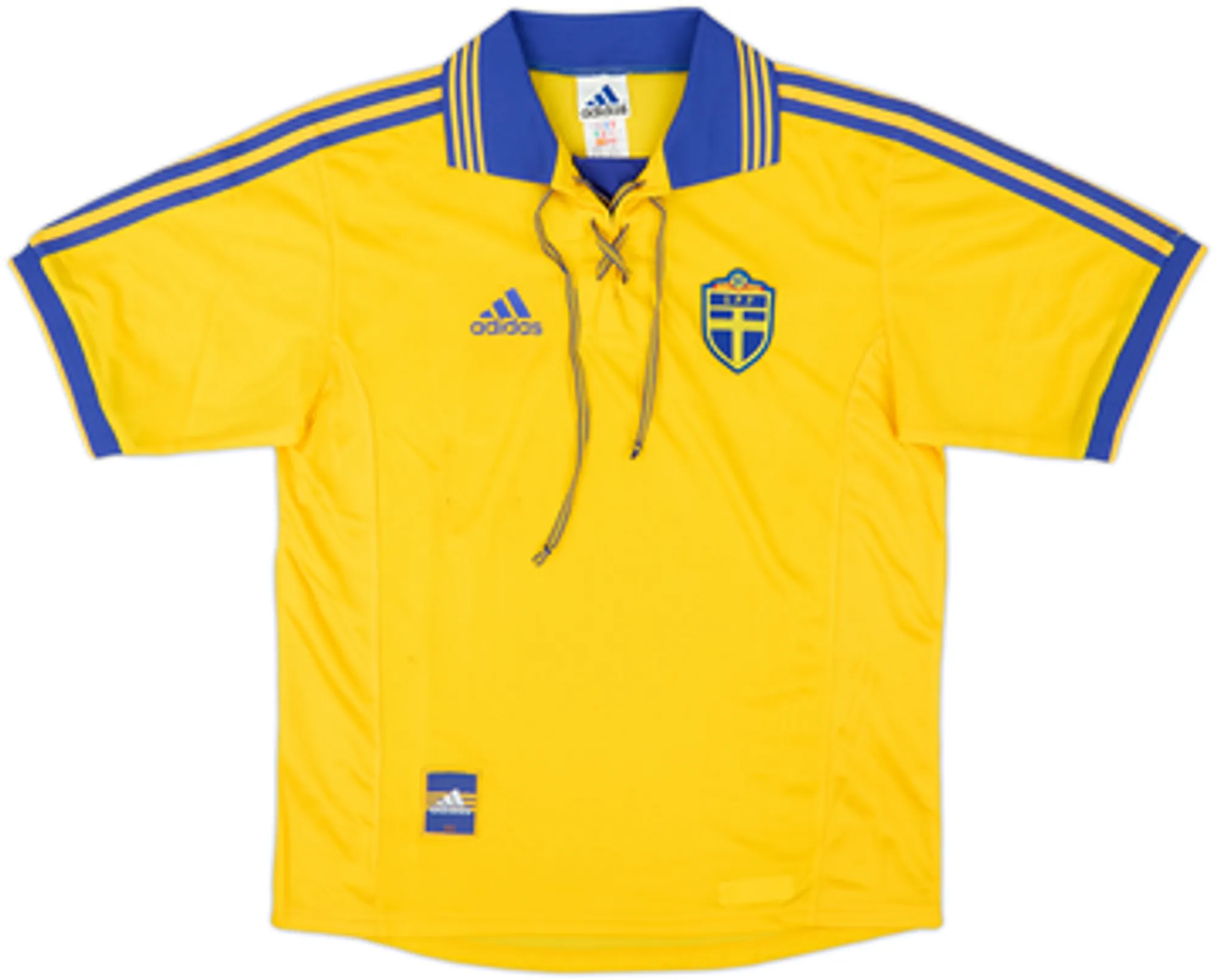 adidas Sweden Mens SS Home Shirt 1998