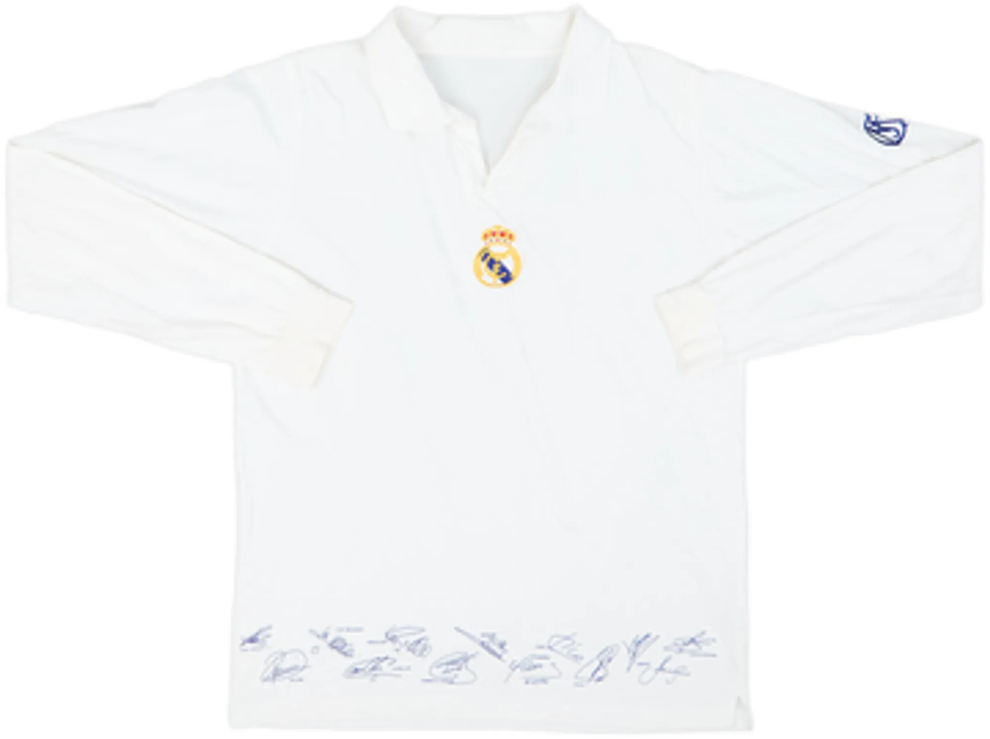 Training Real Madrid Mens LS Home Shirt 2002/03