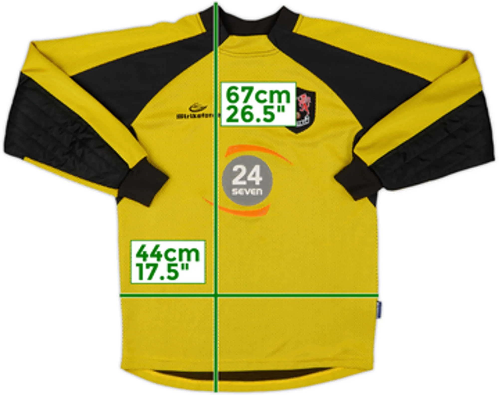 GK Millwall Boys LS Goalkeeper Home Shirt 2001/02