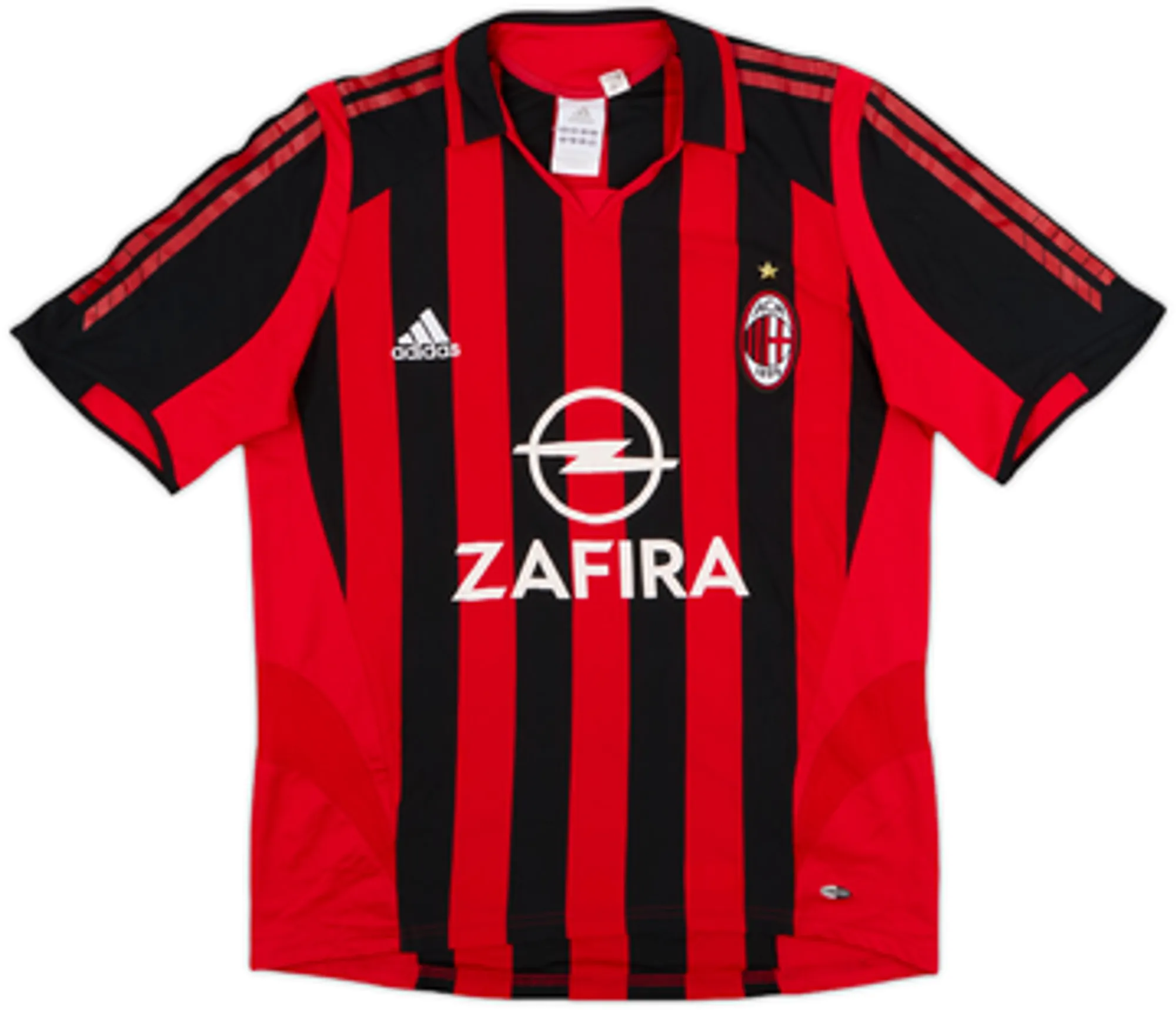 adidas AC Milan Mens SS Home Shirt 2005/06