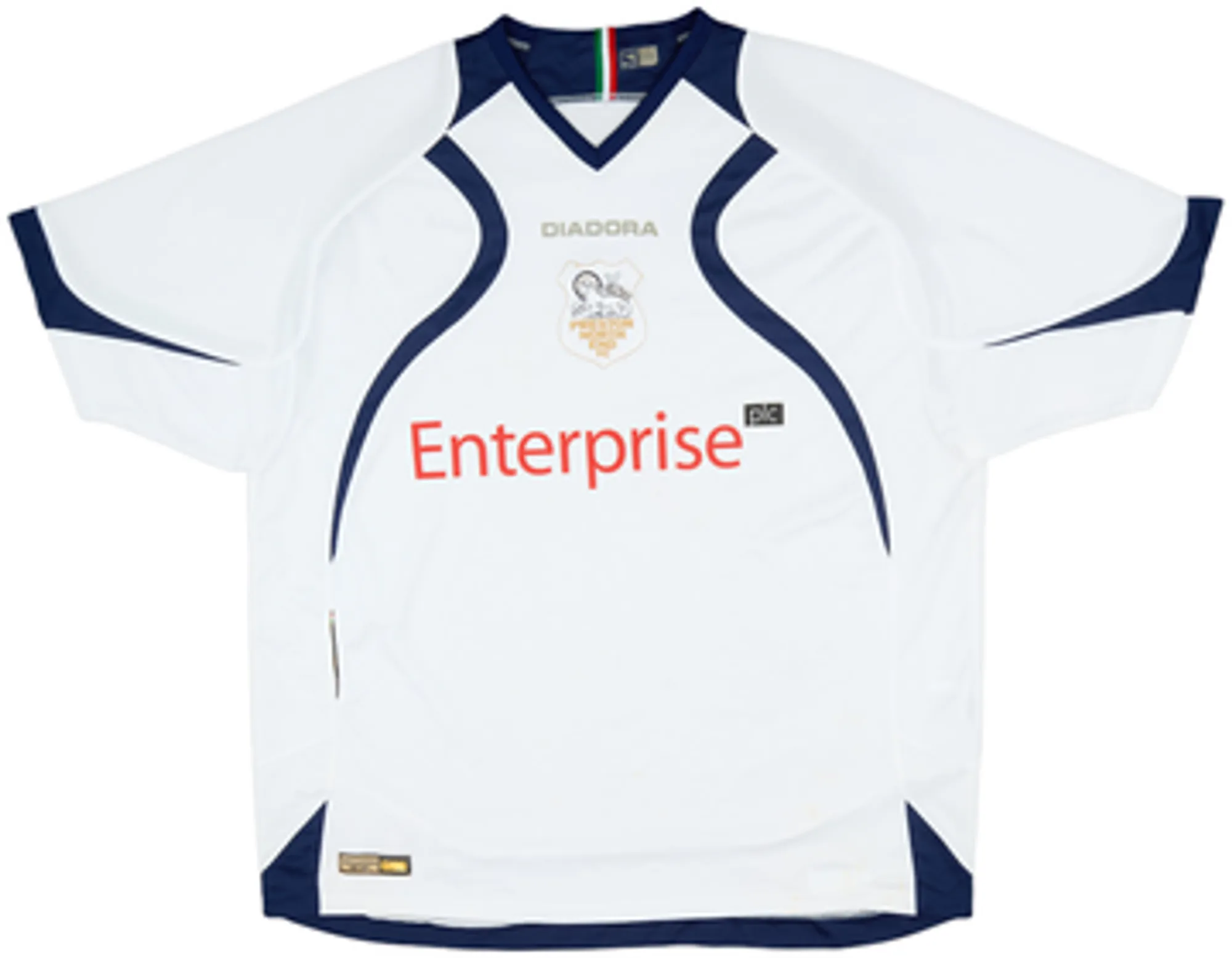 Diadora Preston North End Mens SS Home Shirt 2007/08