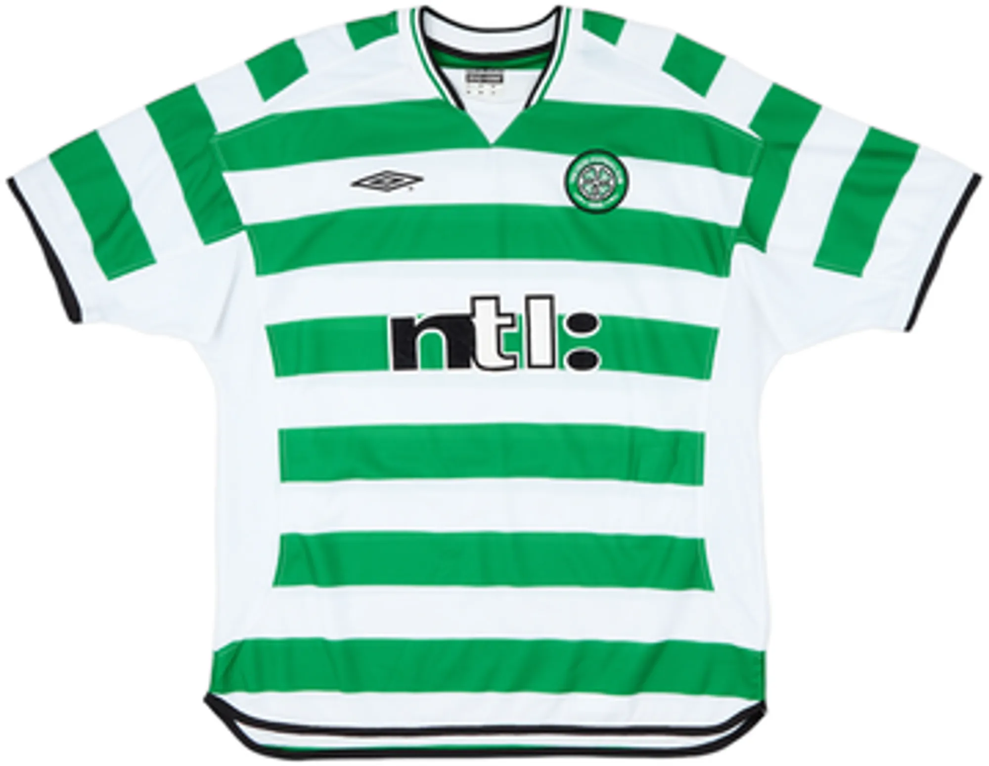 Umbro Celtic Mens SS Home Shirt 2001/03