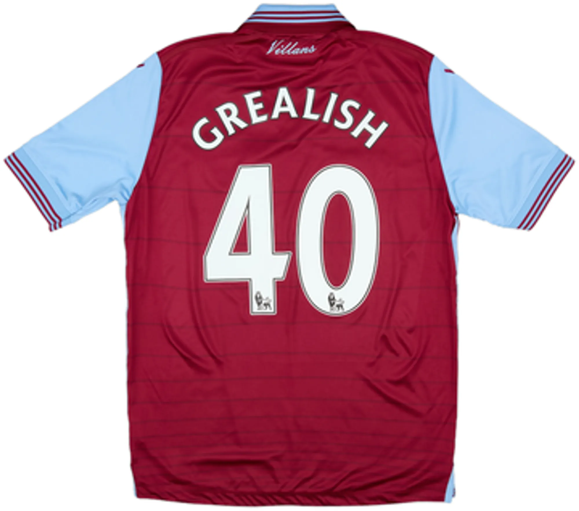 Macron Aston Villa Mens SS Home Shirt 2015/16