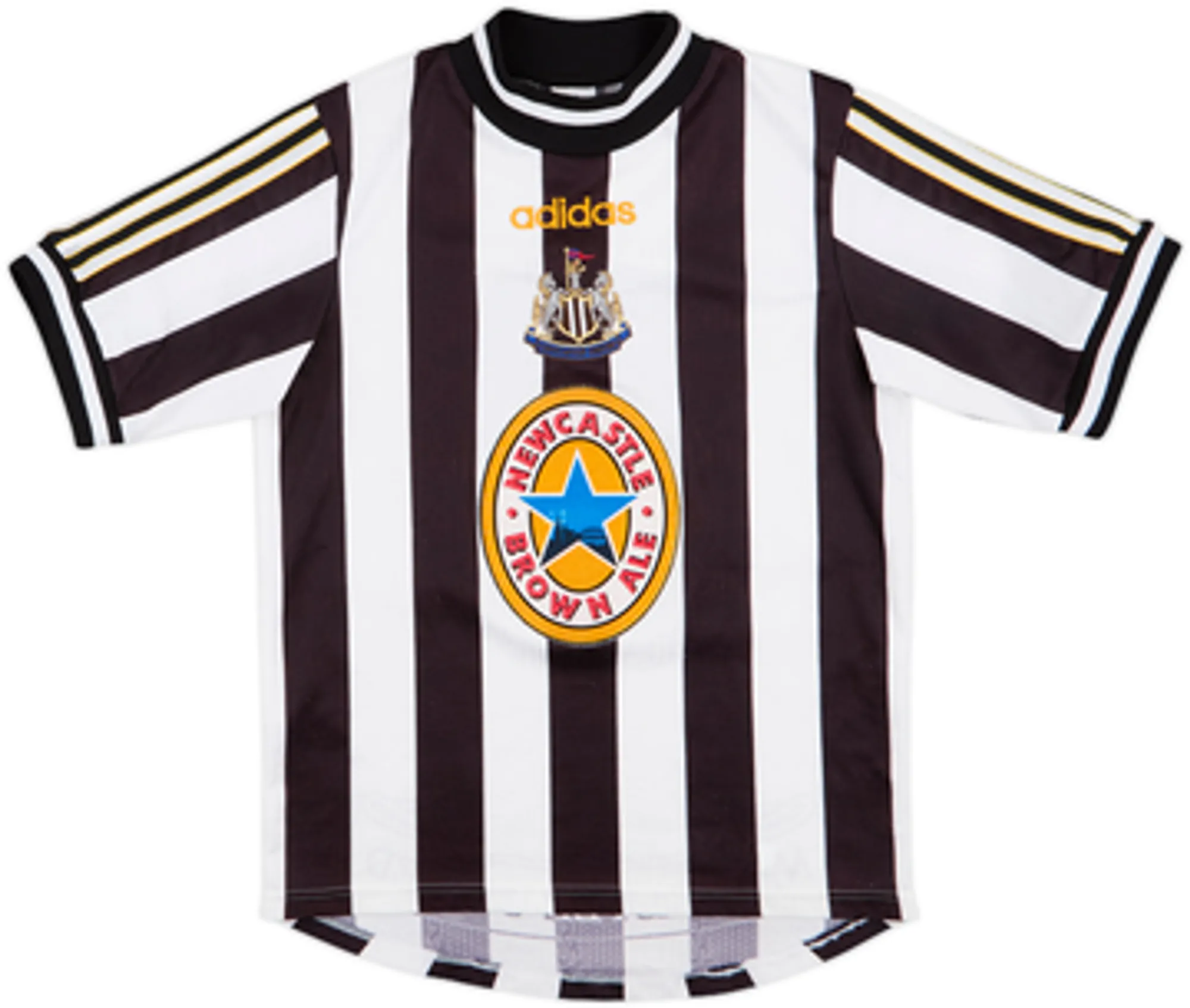 adidas Newcastle United Mens SS Home Shirt 1997/99