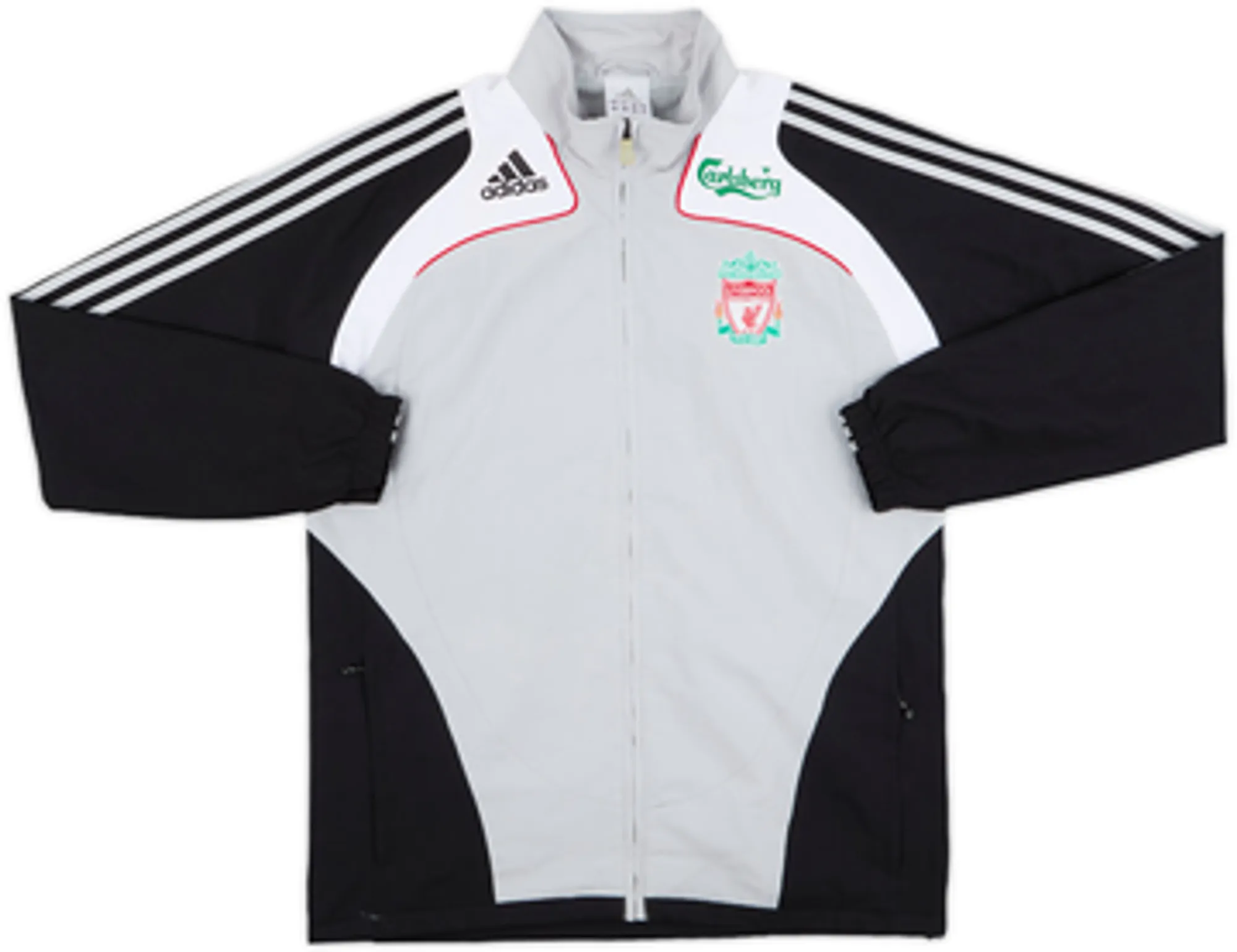 2008-09 Liverpool adidas Track Jacket - 9/10 - (M)