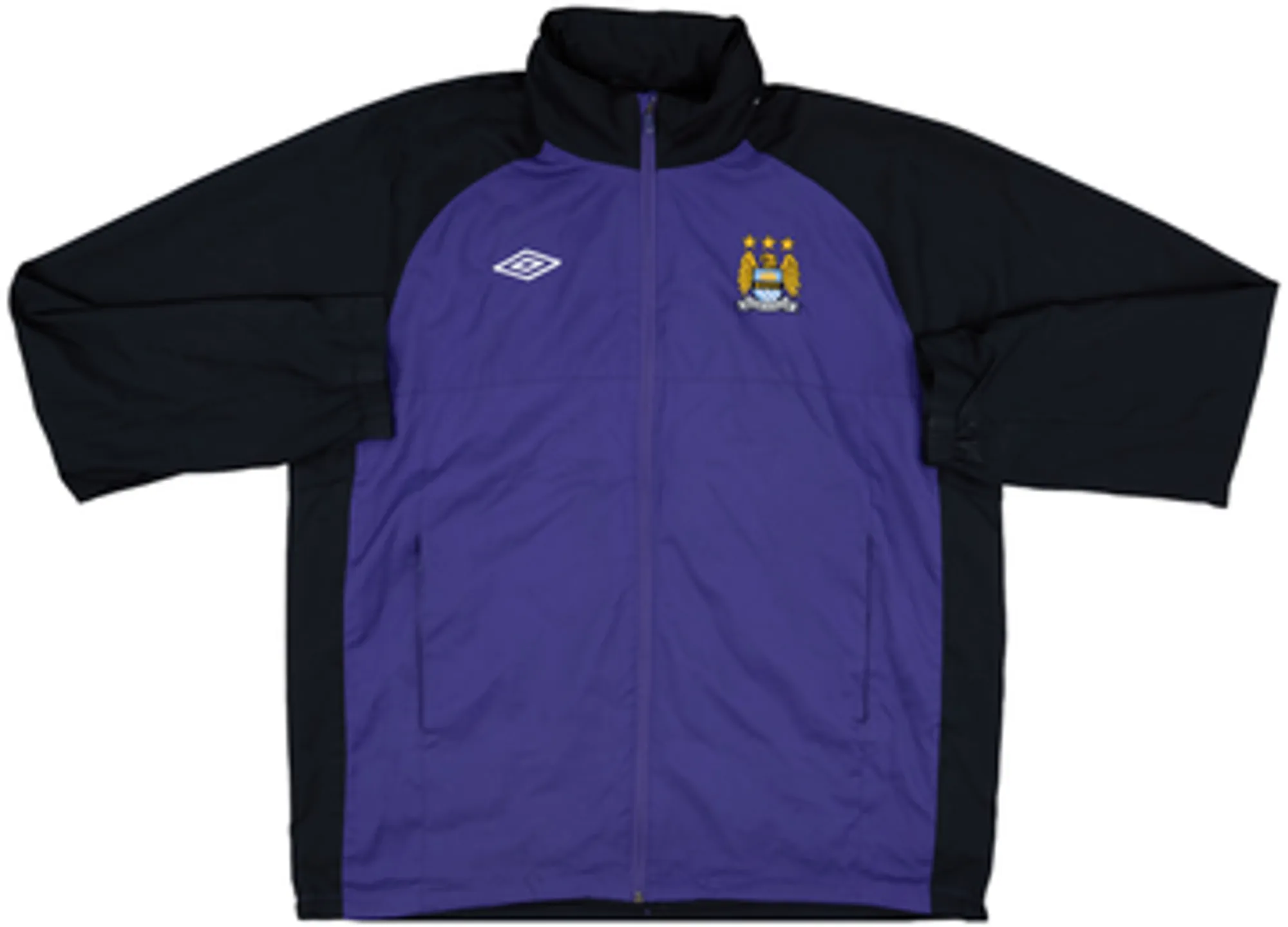 2012-13 Manchester City Umbro Hooded Track Jacket - 7/10 - (XXL)