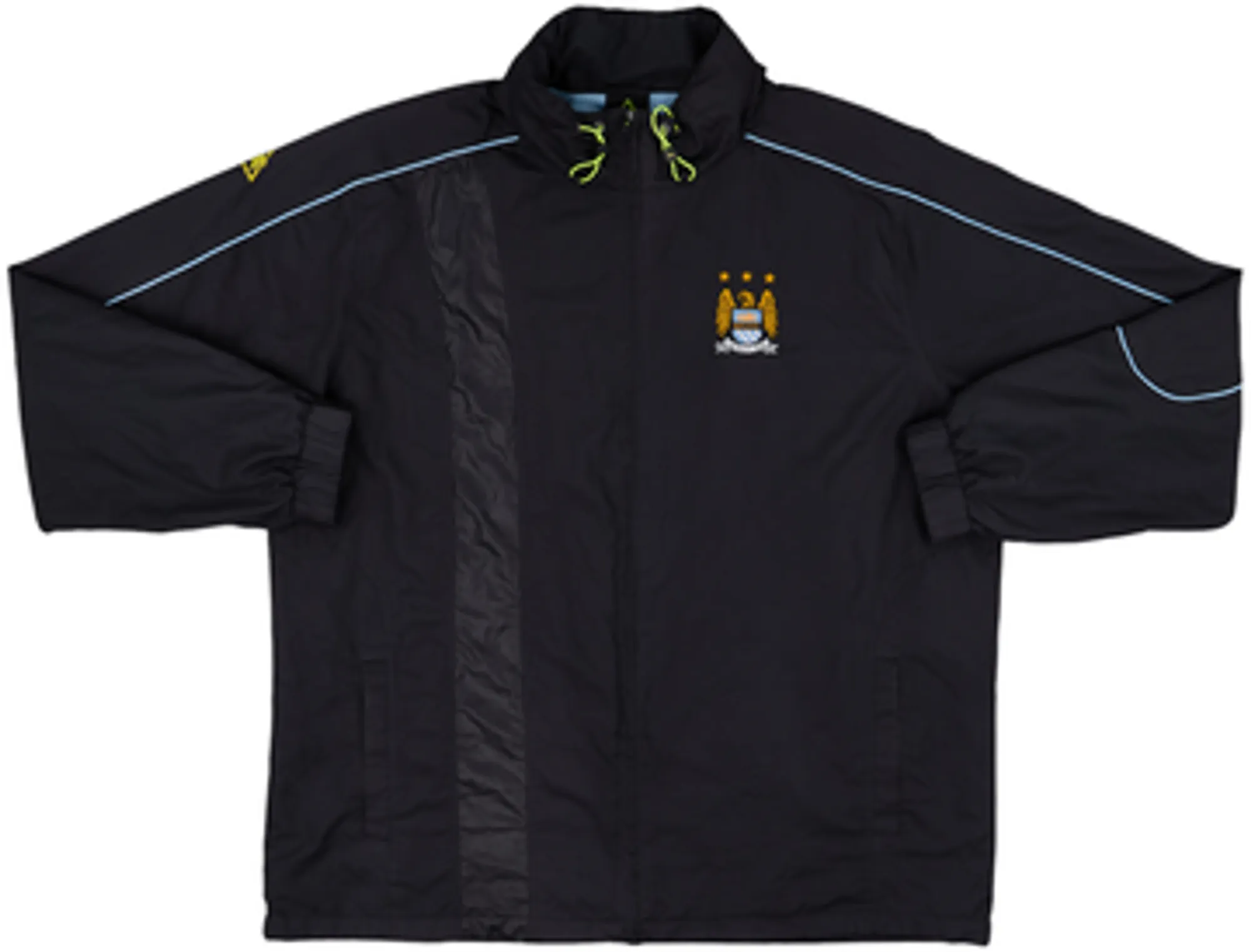 2007-09 Manchester City Le Coq Sportif Hooded Rain Jacket - 7/10 - (XXL)