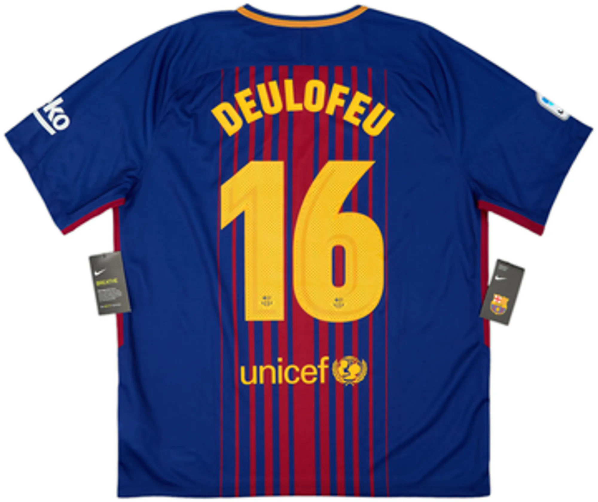 Nike Barcelona Mens SS Home Shirt 2017/18