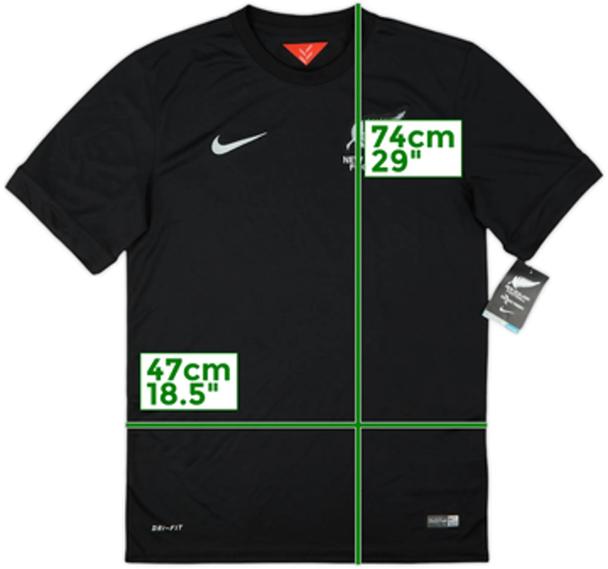 Nike New Zealand Mens SS Away Shirt 2014