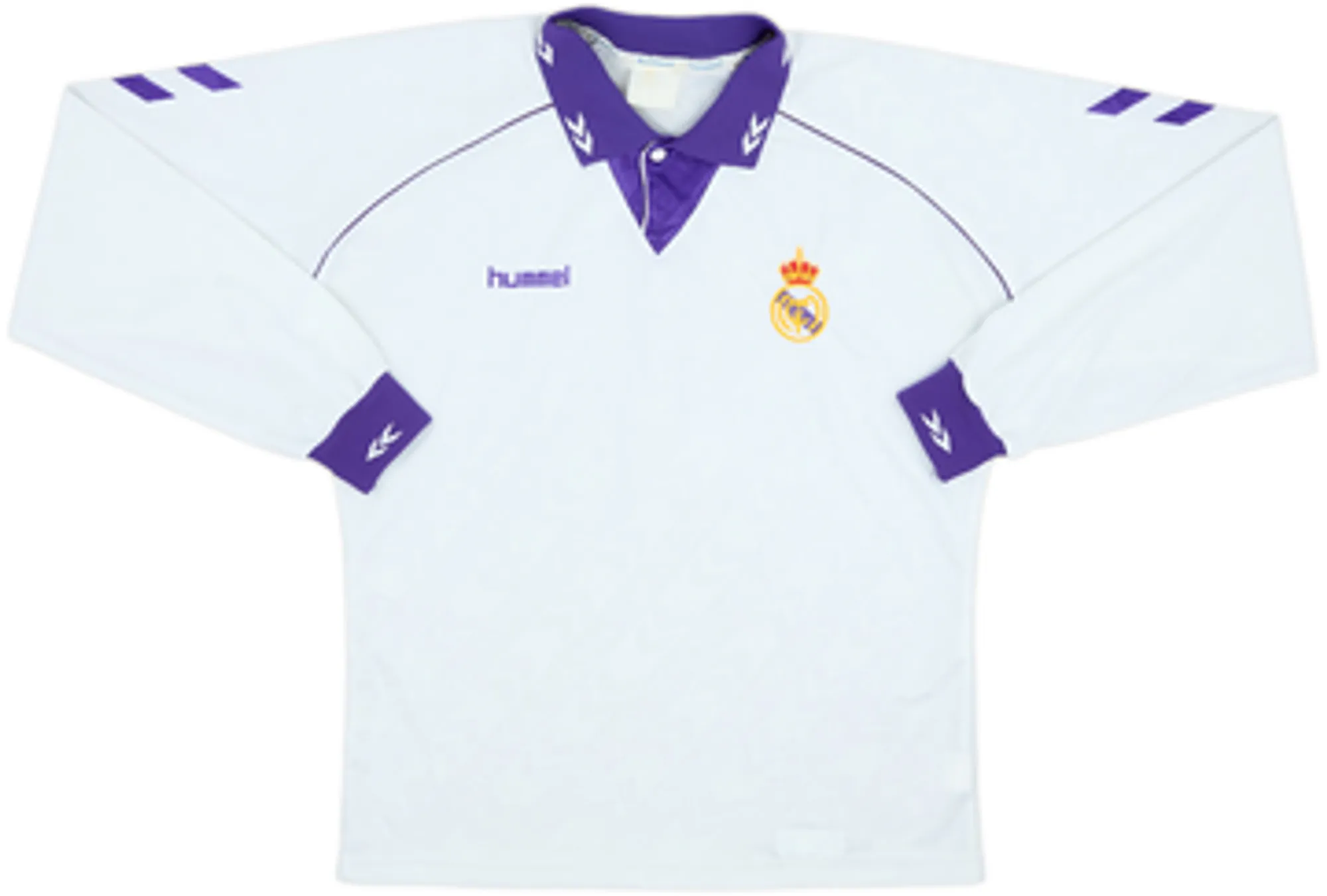Hummel Real Madrid Mens LS Home Shirt 1993/94
