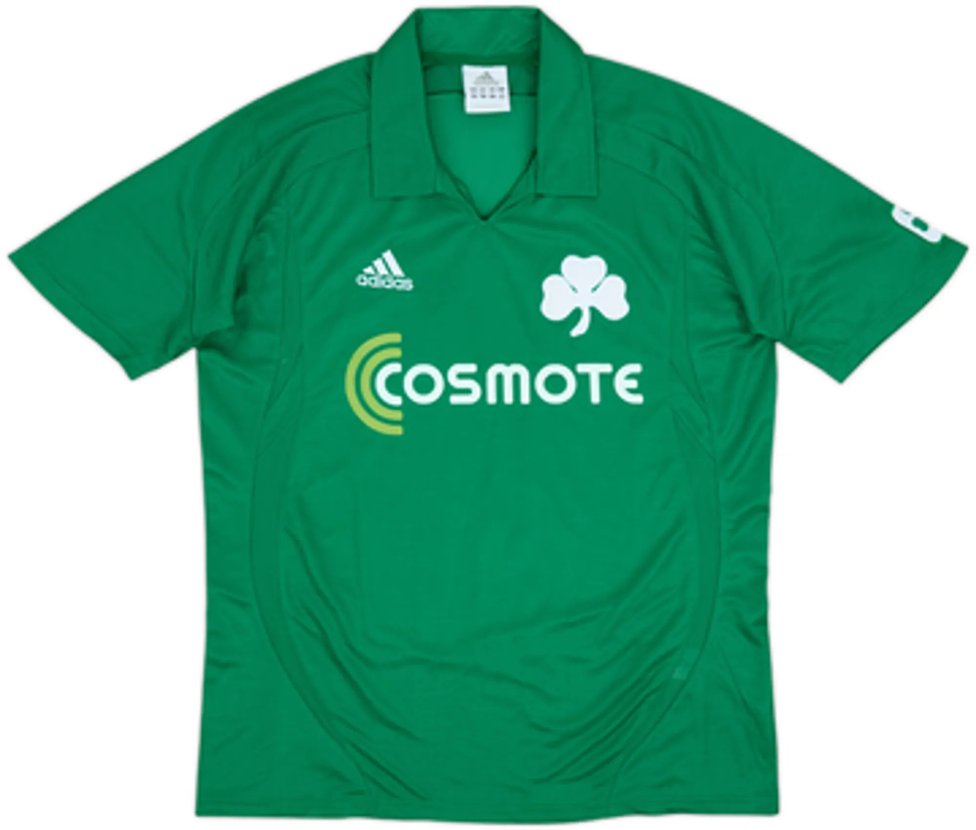 adidas Panathinaikos Mens SS Home Shirt 2008/09