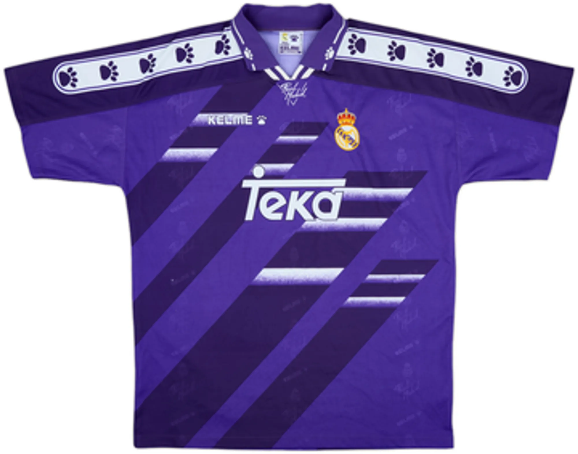 Kelme Real Madrid Mens SS Away Shirt 1994/96