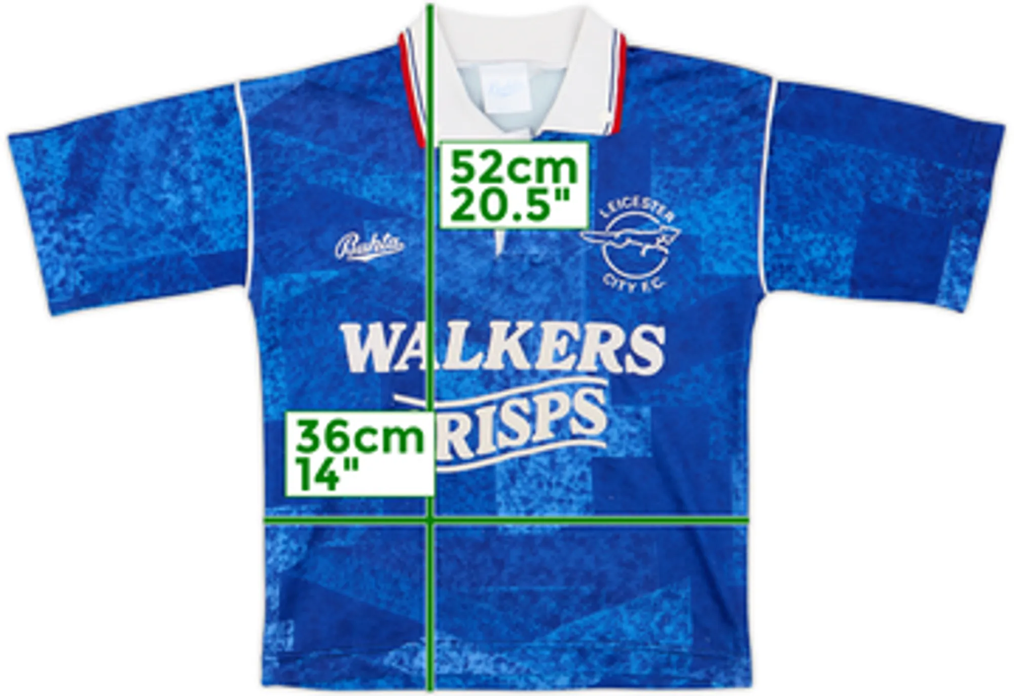 Bukta Leicester City Boys SS Home Shirt 1990/92