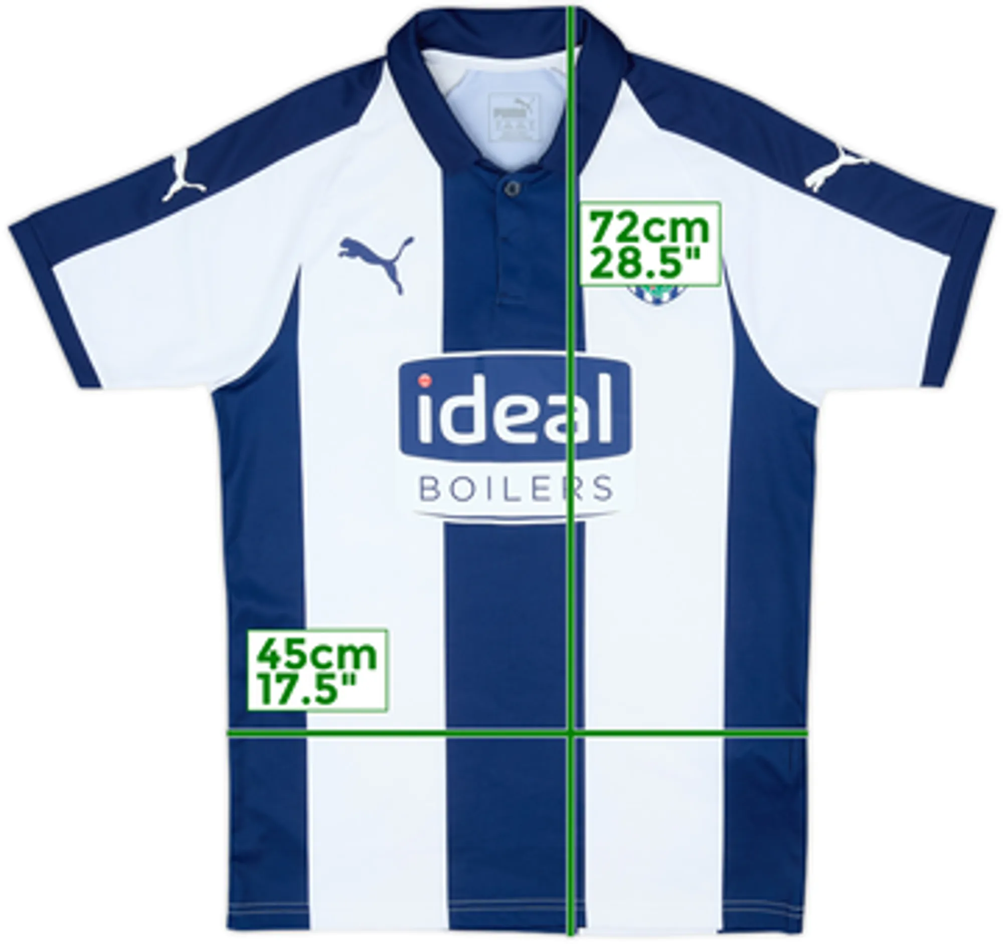 Puma West Bromwich Albion Mens SS Home Shirt 2018/19