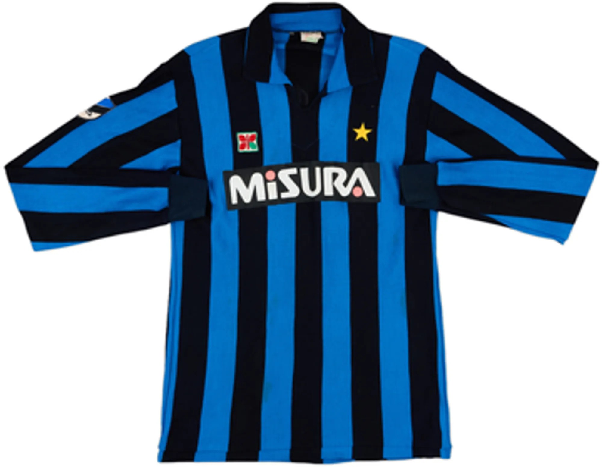 Home Inter Milan Mens LS Player Issue Home Shirt 1983/84